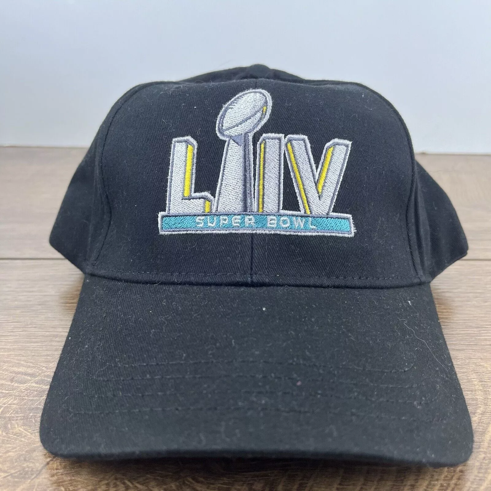 Other Hats Other Super Bowl 53 Hat LIIV Hat Black Hat Adjustable NFL Black Ad