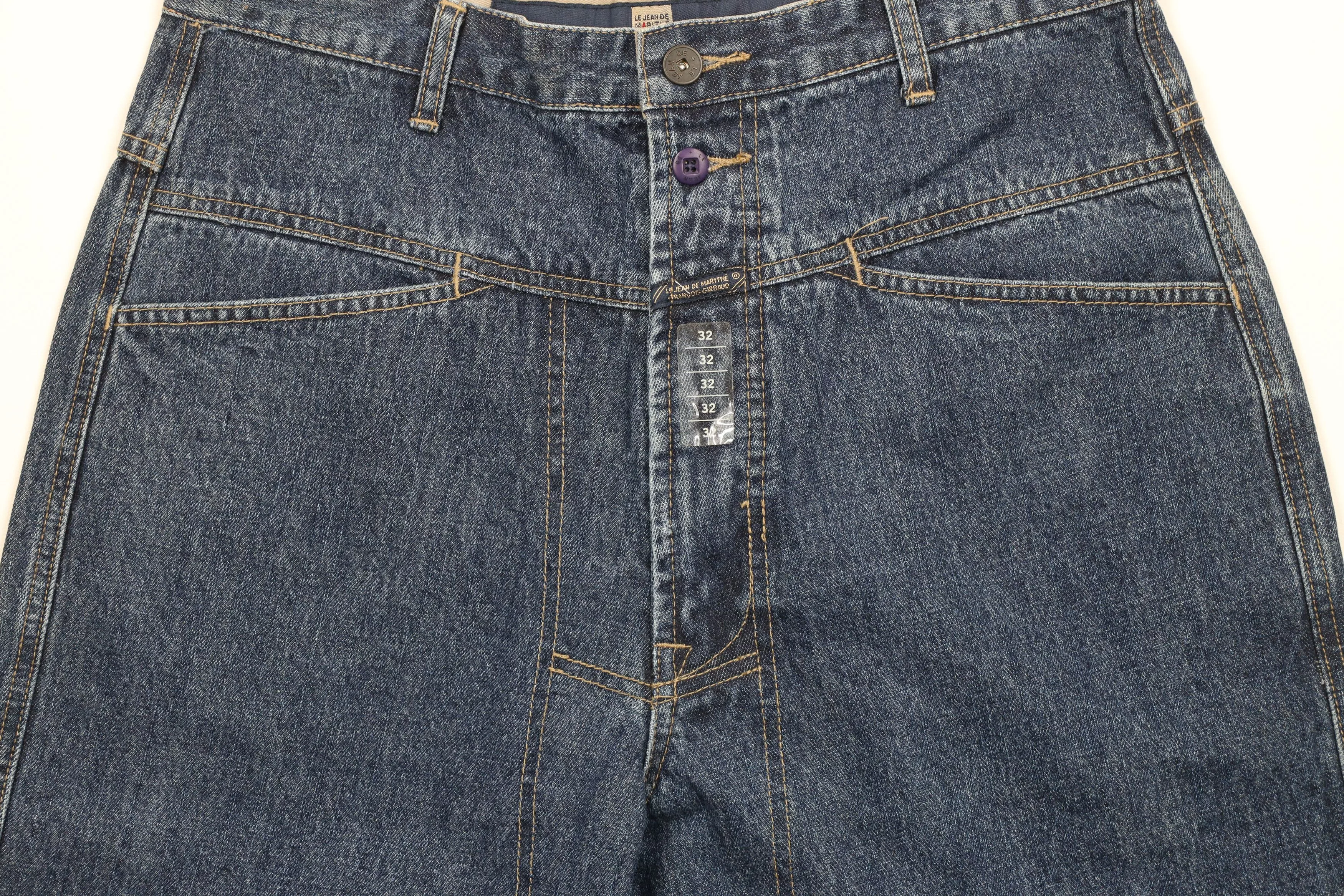 Marithe + Francois Girbaud Shorts Marithe + Francois Girbaud × Vintage Deadstock Vintage Marithe Francois Girbaud Denim Jean Shorts Blue