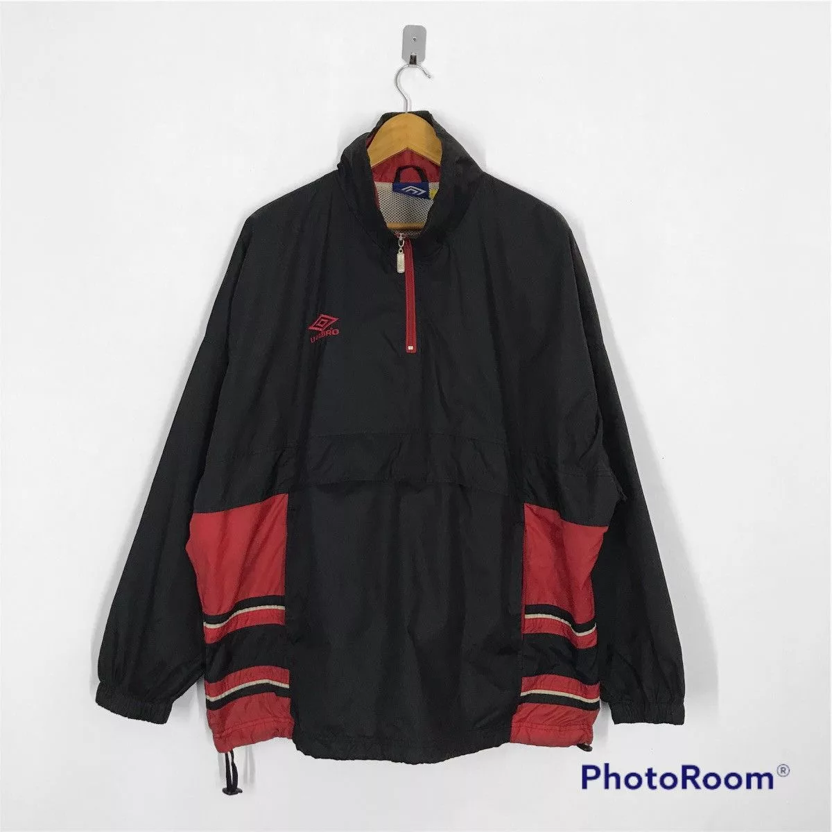 Umbro Light Jackets Umbro × Vintage ❌Need gone❌UMBRO windbreaker anorak style Jacket Black