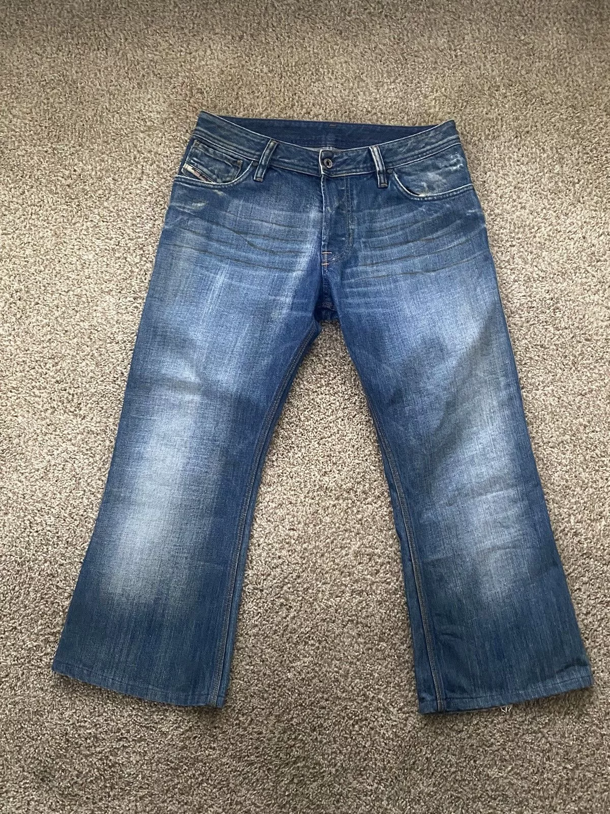 Diesel Denim Diesel flared blue denim