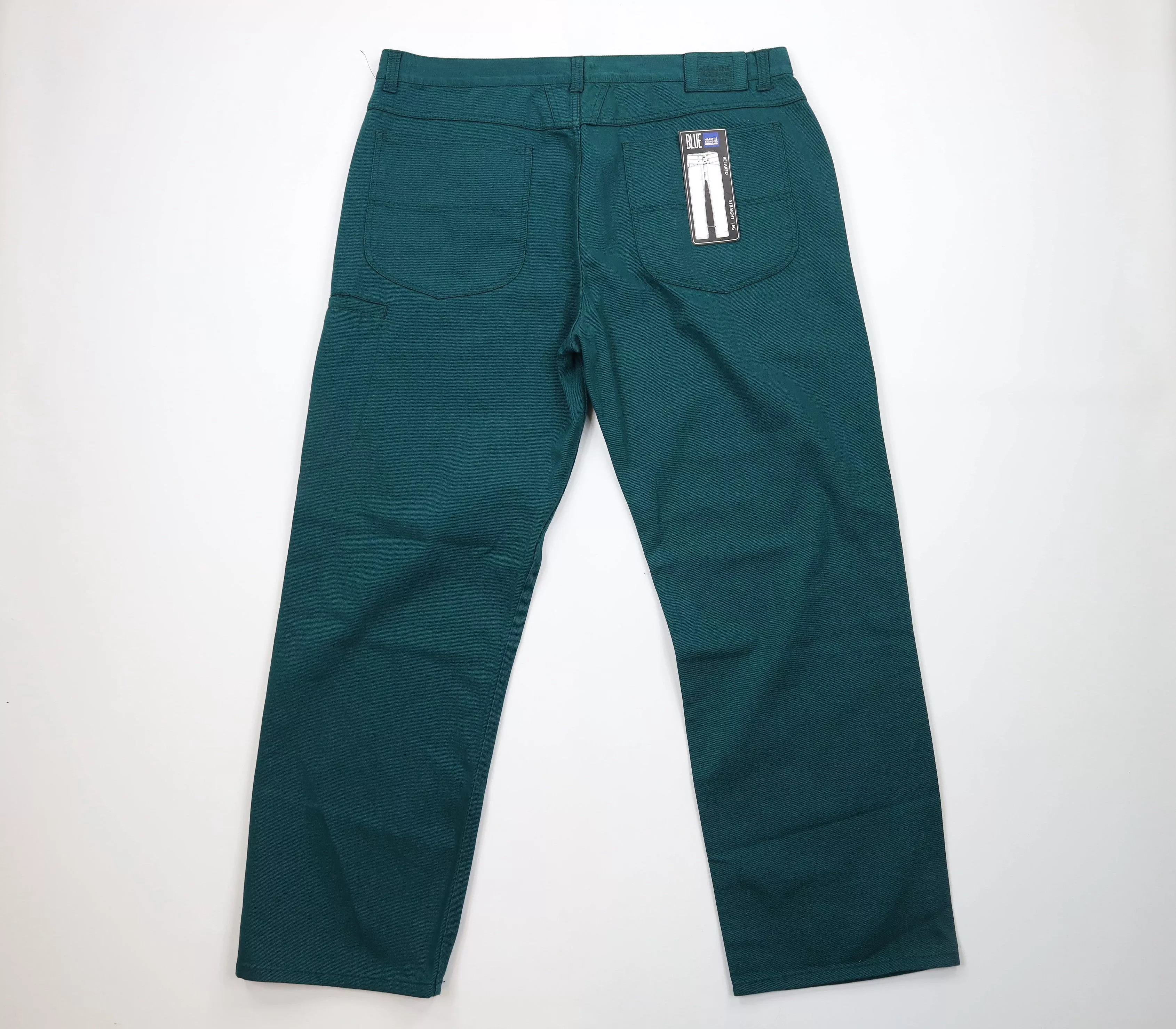 Marithe + Francois Girbaud Denim Marithe + Francois Girbaud × Vintage NOS Vintage 90s Marithe Francois Girbaud Fit Wide Leg Jeans Green