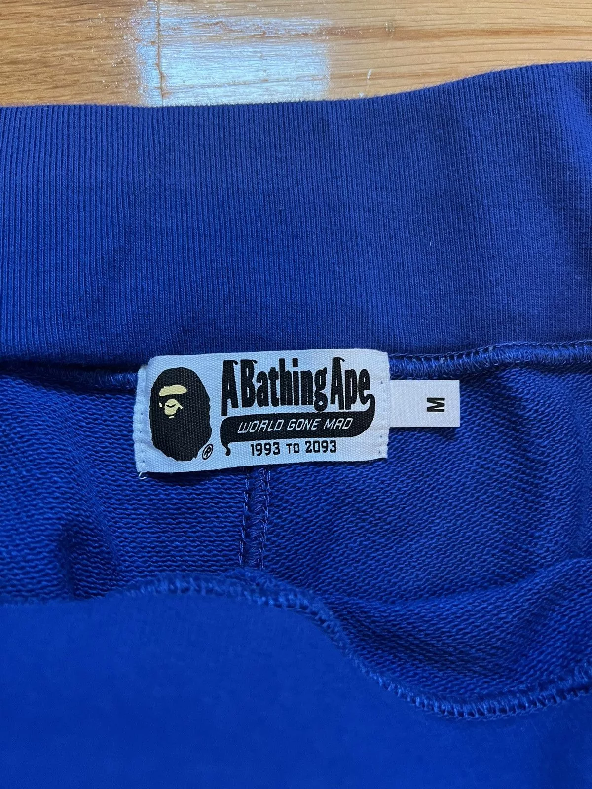 Bape Shorts BAPE Blue Shark Sweat Shorts (Size M)