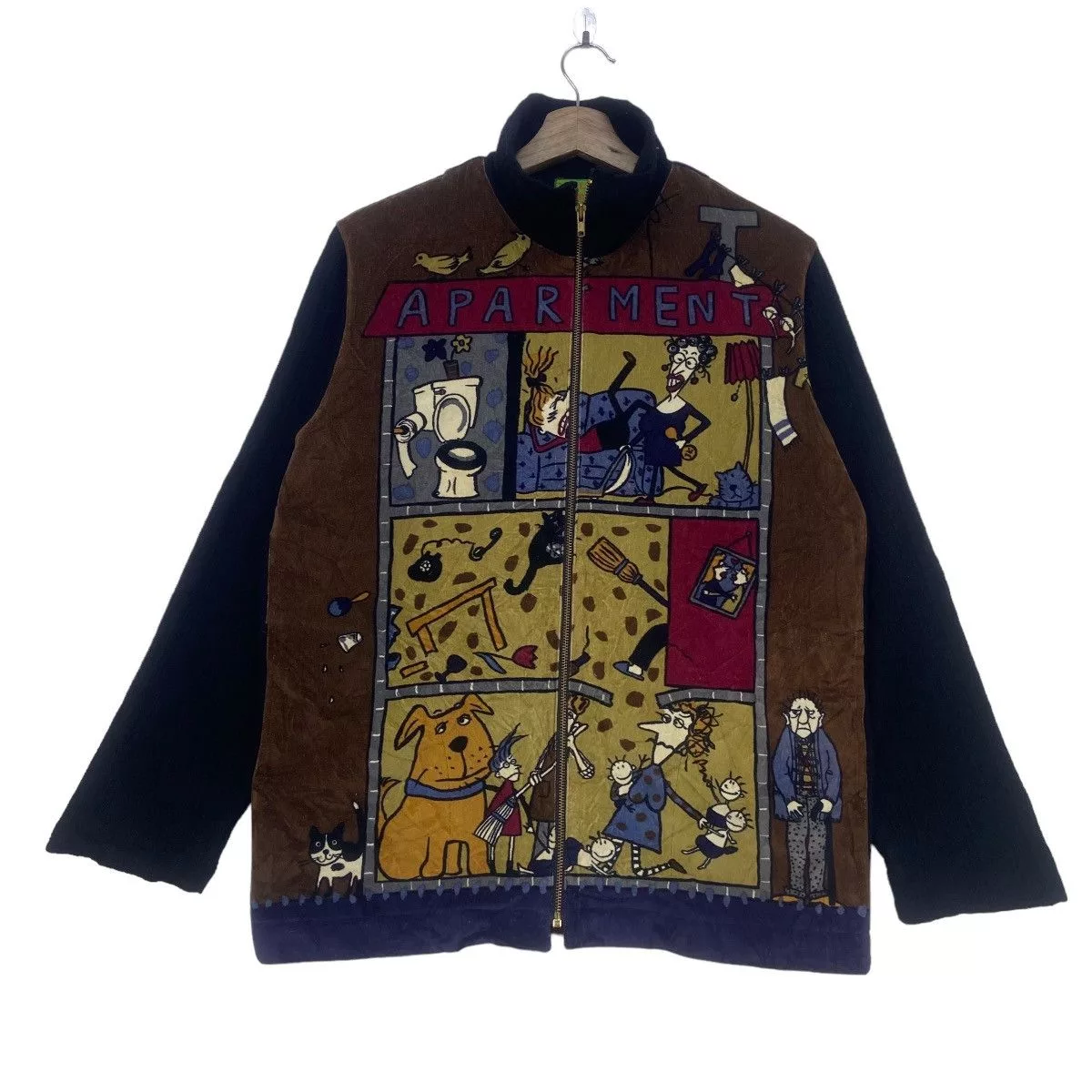 Art Comes First Light Jackets Art Comes First × Japanese Brand Vintage Japanese Street Fashion Streetwear Art Light Jacket Multi