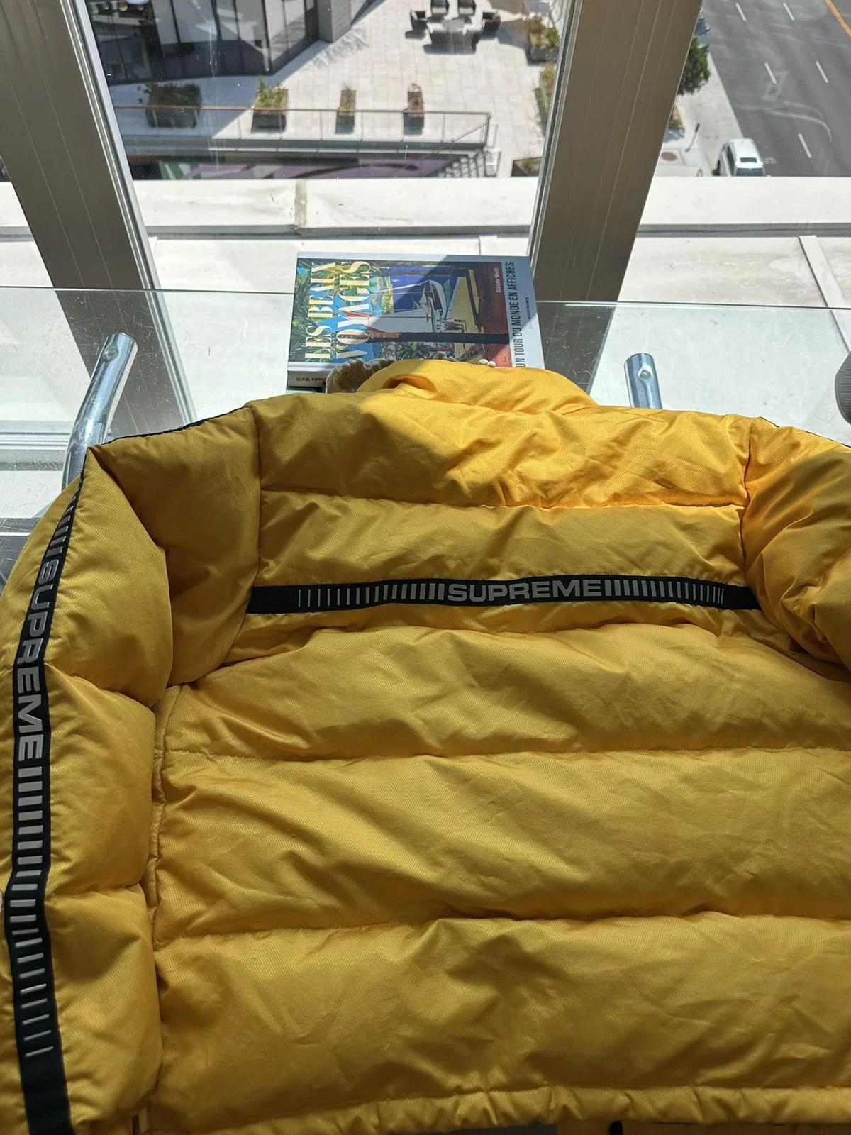 Supreme Heavy Coats Supreme Yellow Puffer Reflective