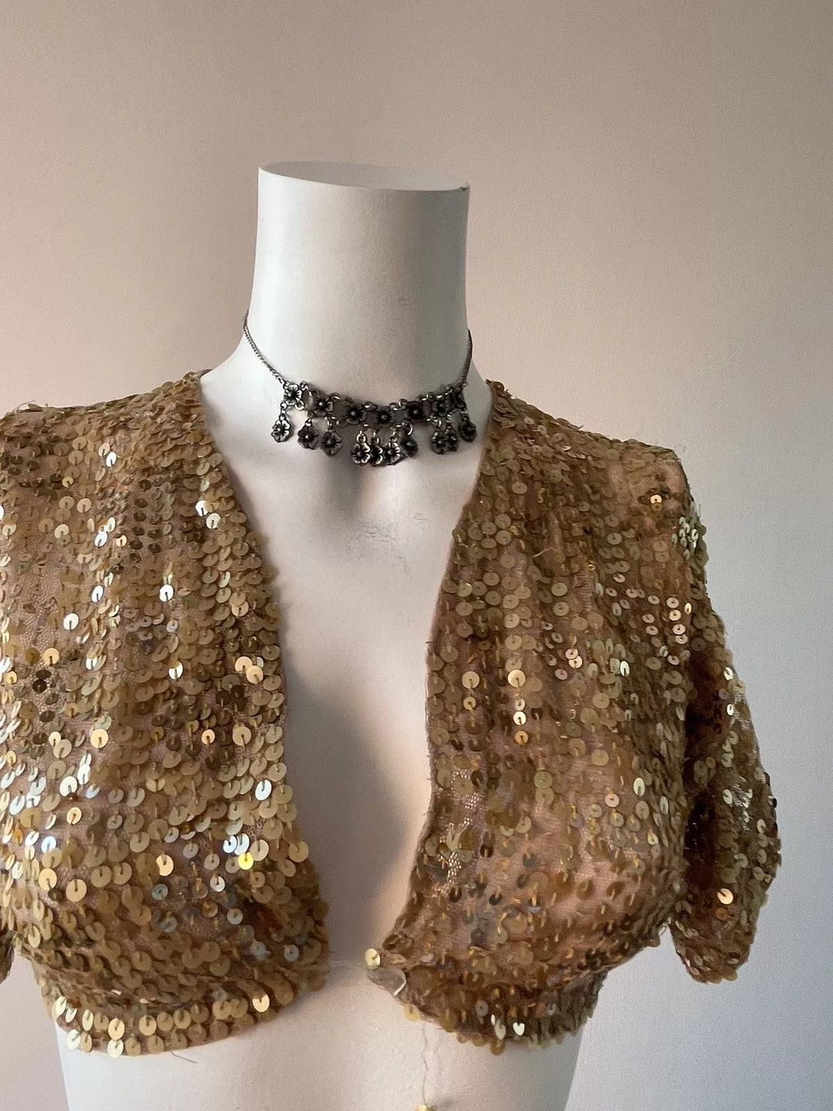 Vintage Blouses Vintage Y2k top Gold