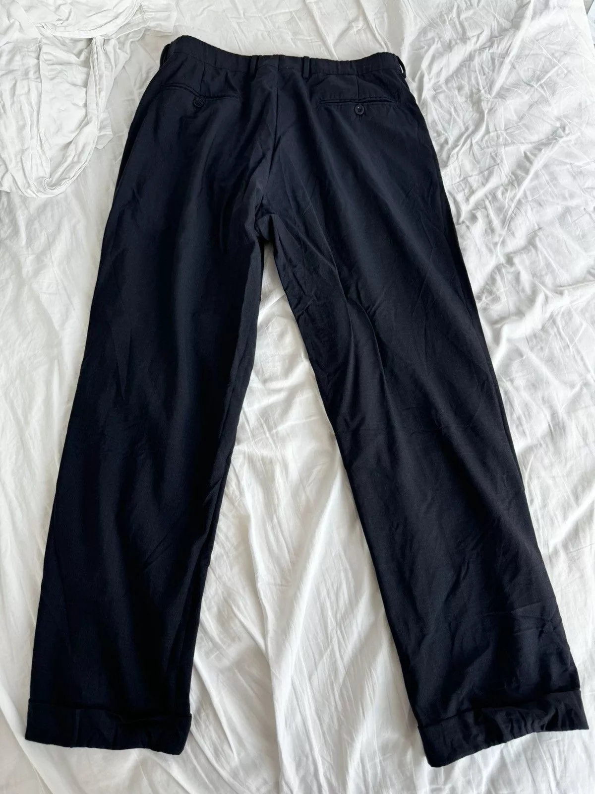 Hermes Formal Trousers Hermes grey charcoal wool pants Gray