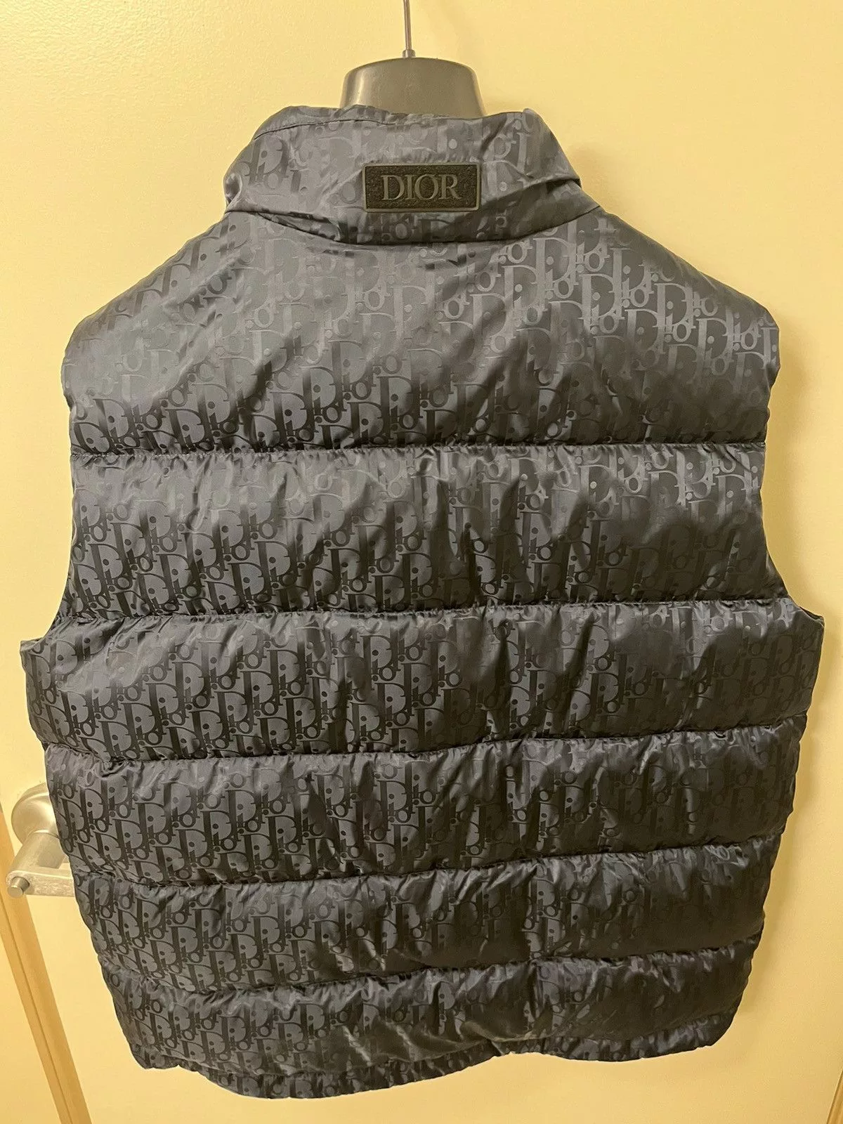 Dior Vests Dior Oblique Vest Blue