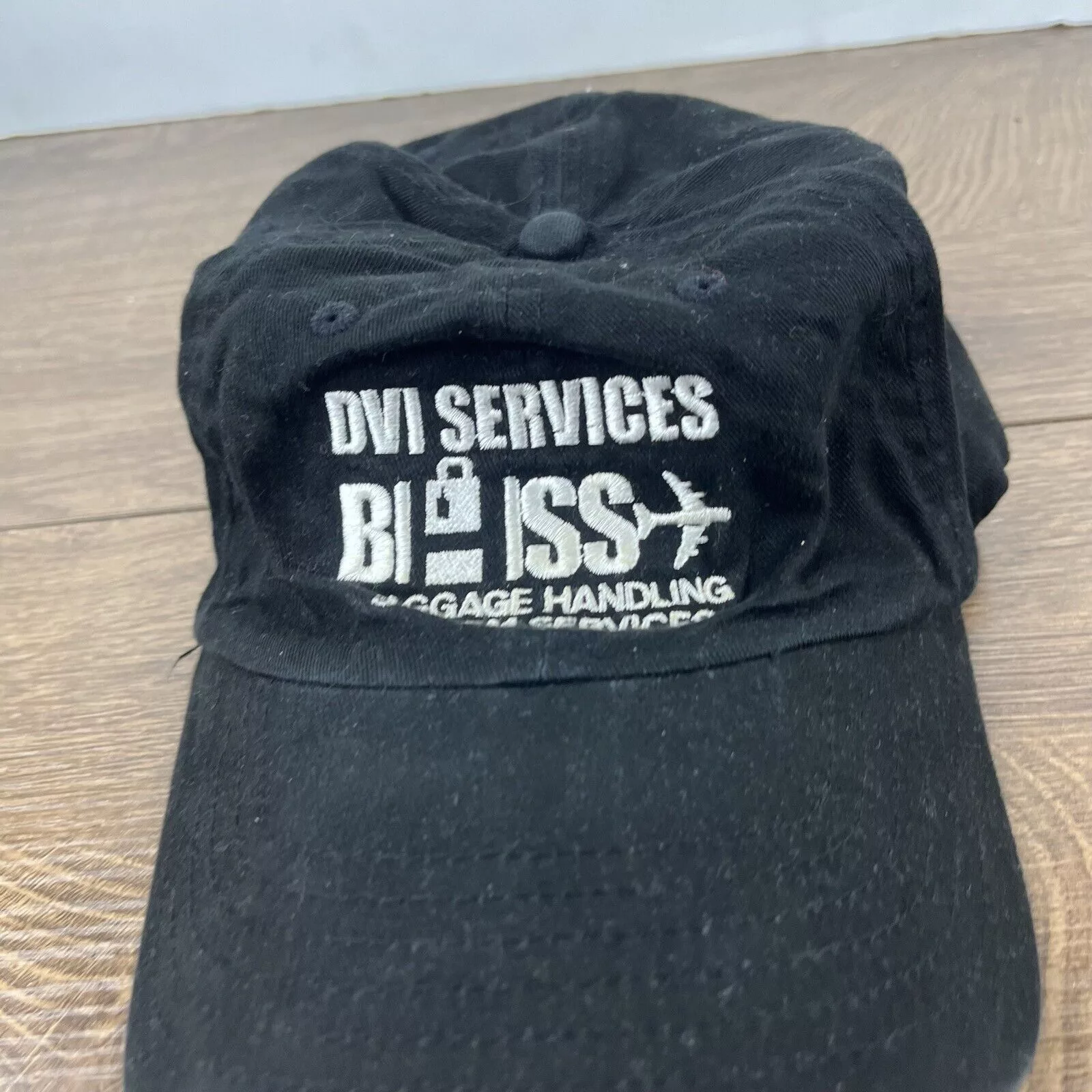 Other Hats Other DVI Services Hat BI ISS Black Hat Adjustable Baggage Handlin