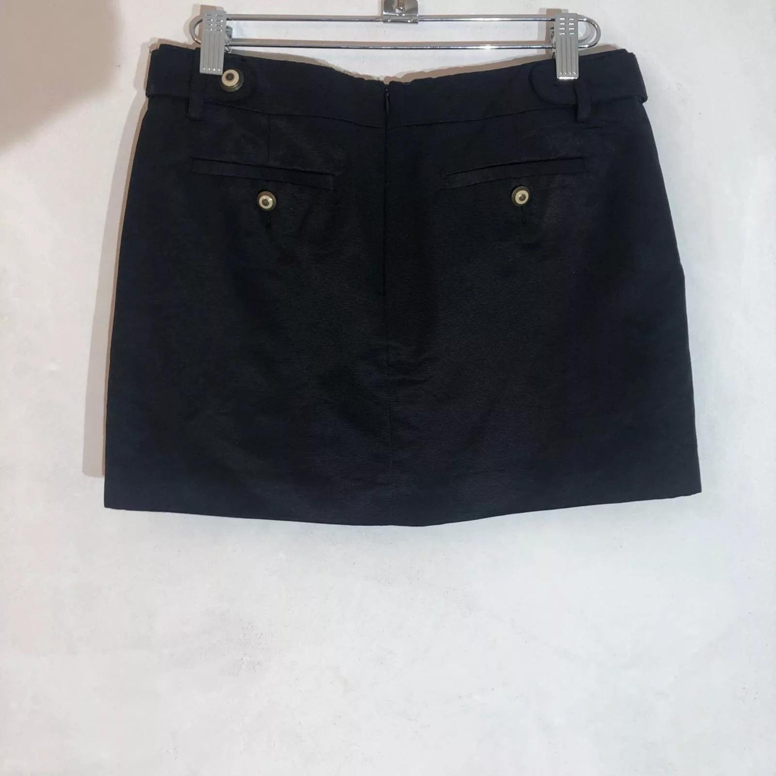 BCBGeneration Mini Skirts BCBGeneration BCBG button and chain design front mini Black