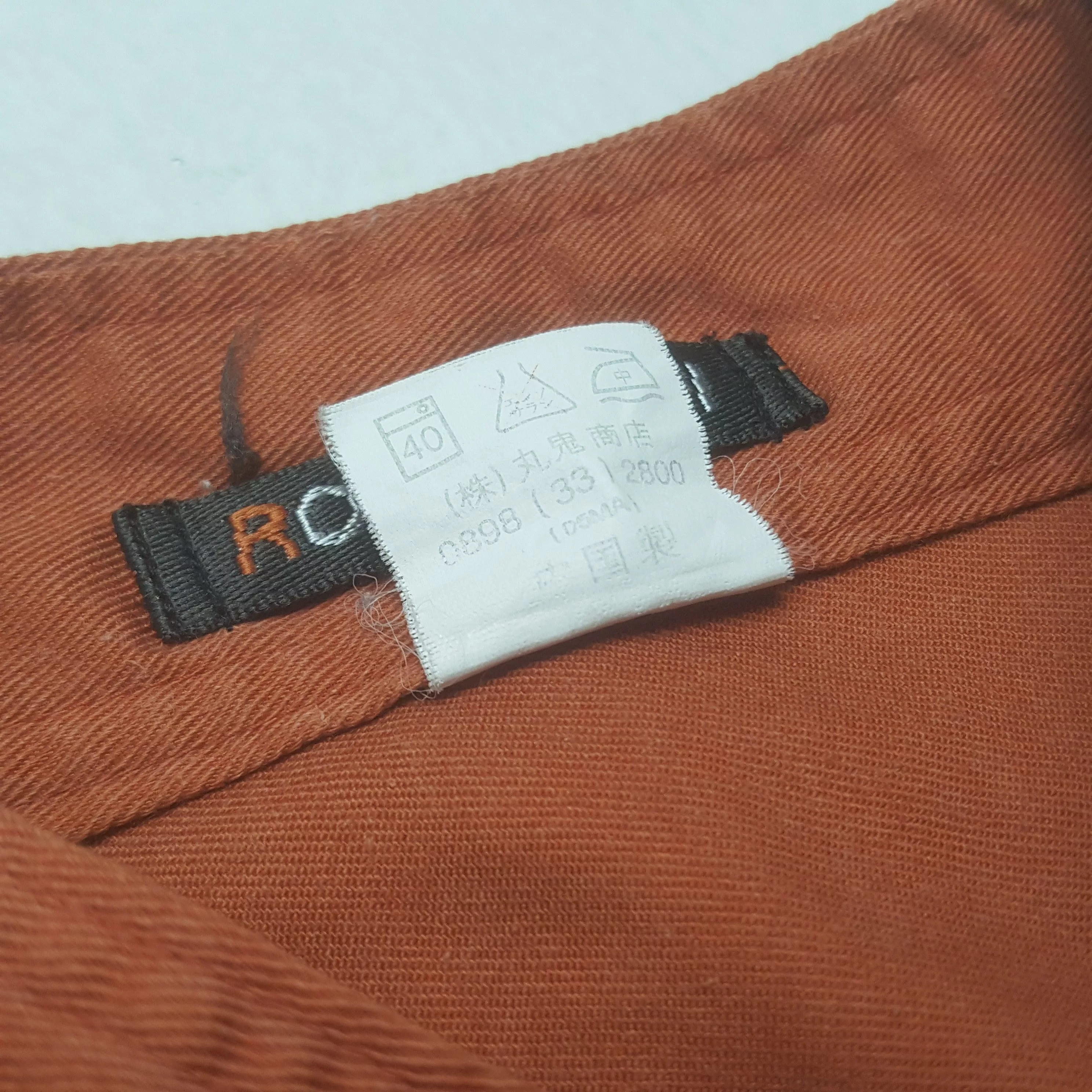 Nirvana Light Jackets Nirvana × Vintage Vintage Nirvana x Michelin Patches Work Coverall Jacket Orange Workwear