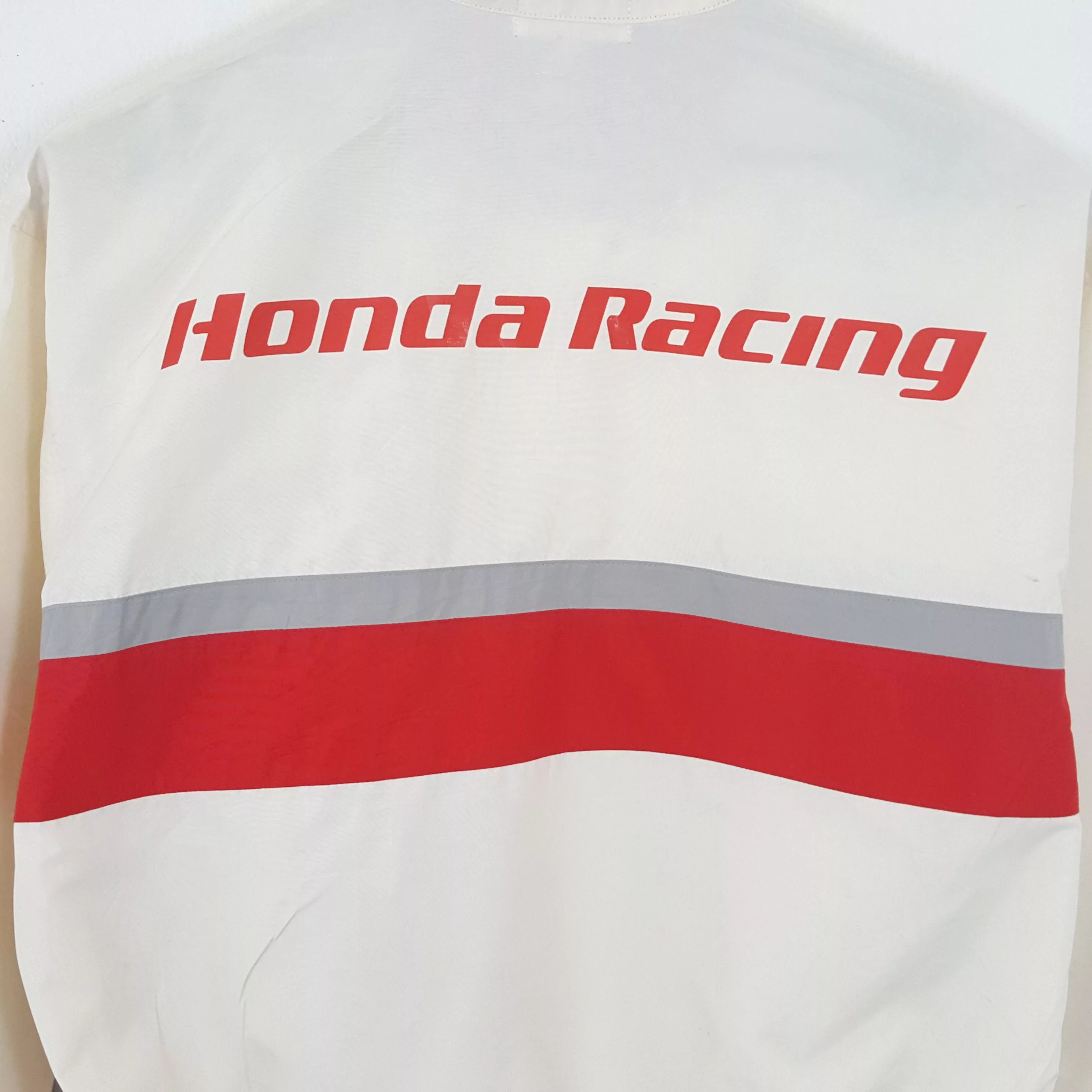 Honda Light Jackets Honda × Vintage HONDA RACING Jacket Nice Design White