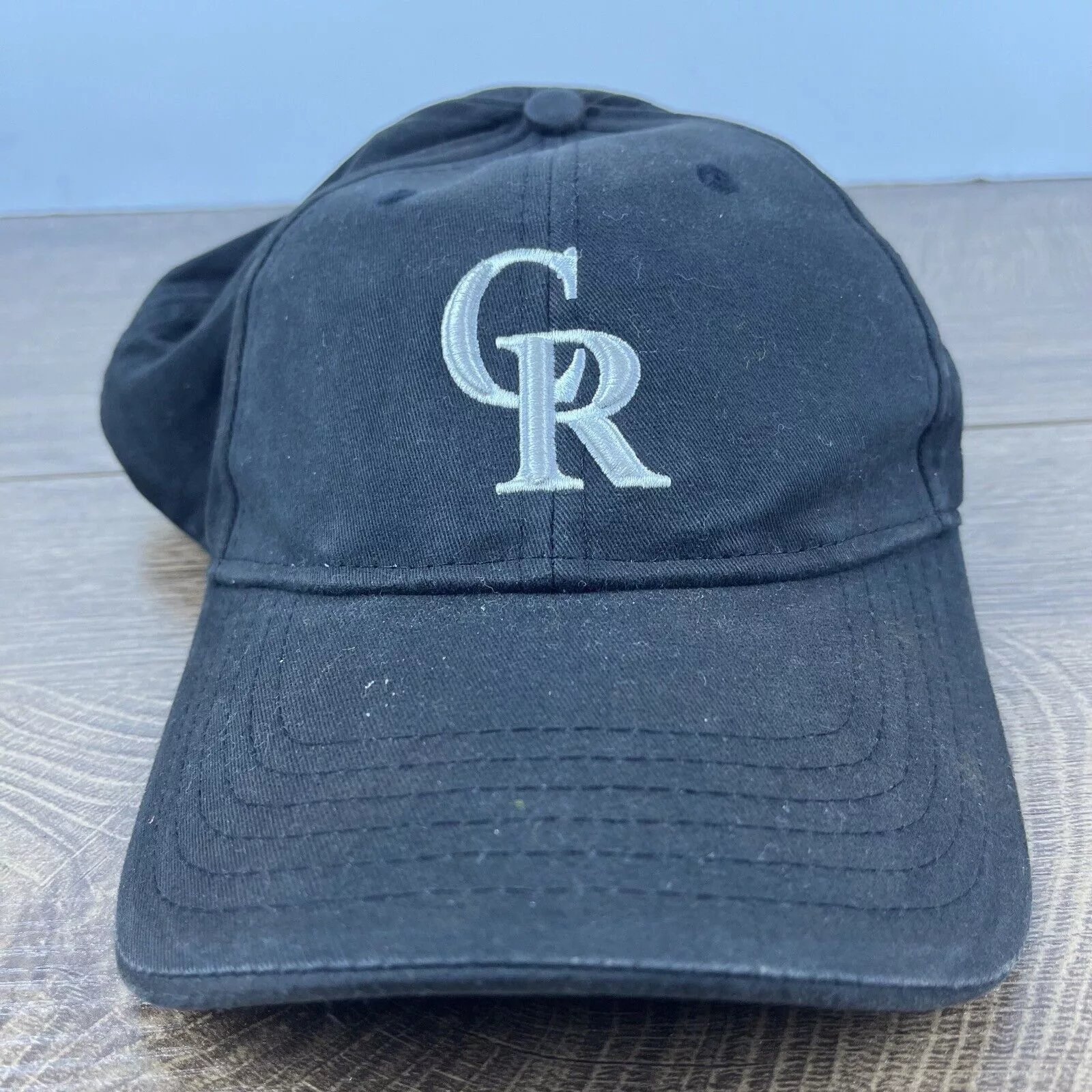 Other Hats Other Colorado Rockies MLB Hat Black Cap Hat Adjustable Hat Black