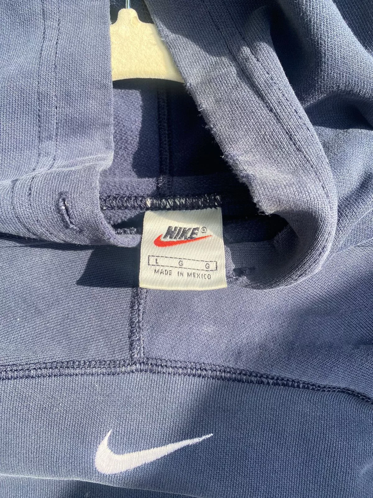Nike Sweaters Knitwear Nike × Vintage VINTAGE x NIKE DISTRESSED COPPED PULLOVER Blue