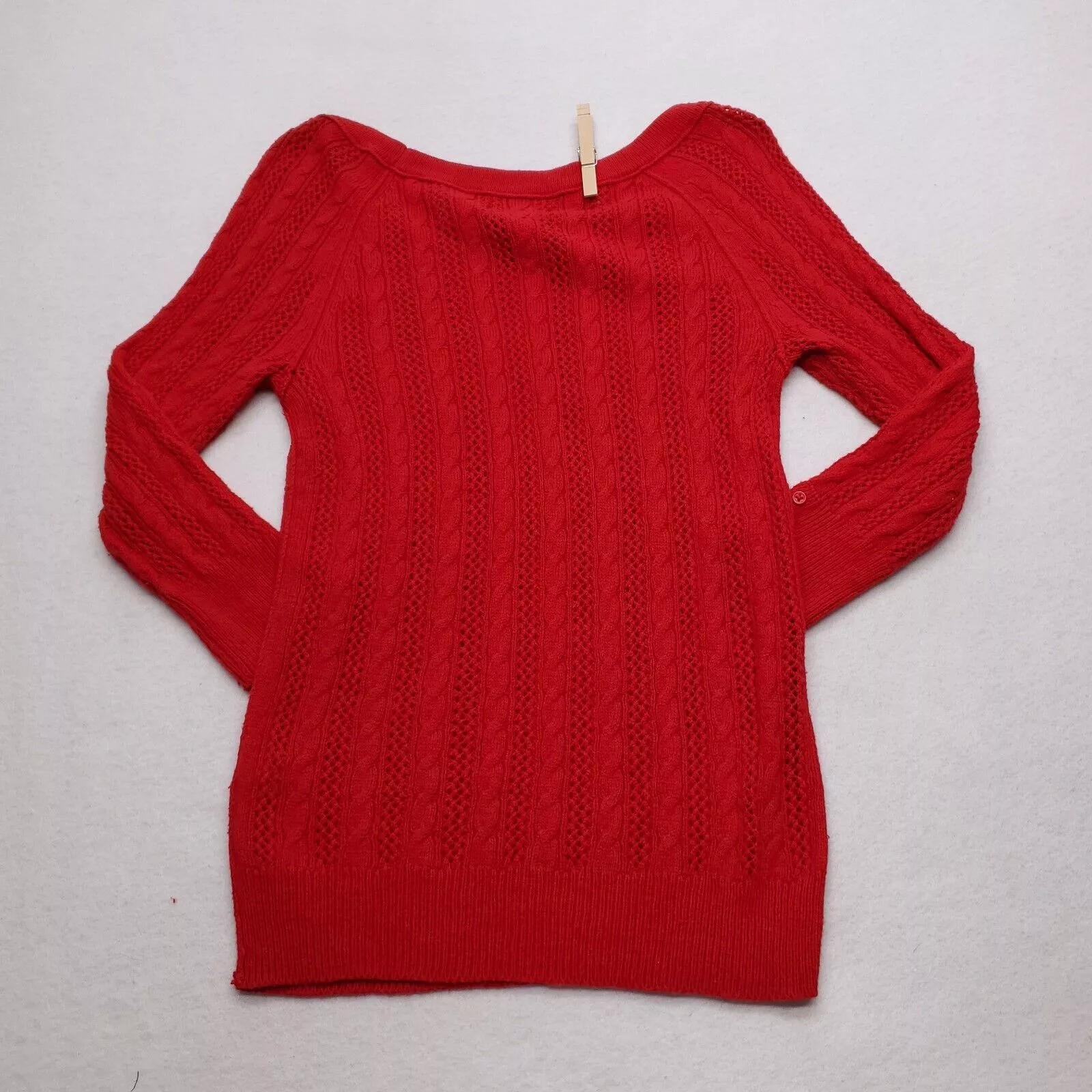 American Eagle Outfitters Vests American Eagle Outfitters American Eagle Pullover Cotton Sweater Womens Size S Red