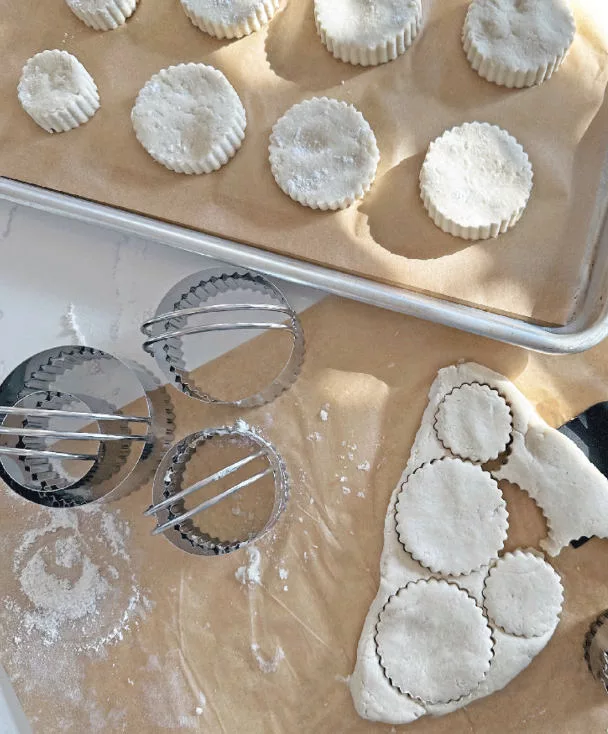 Fluted Biscuit Circle 5 pc Set