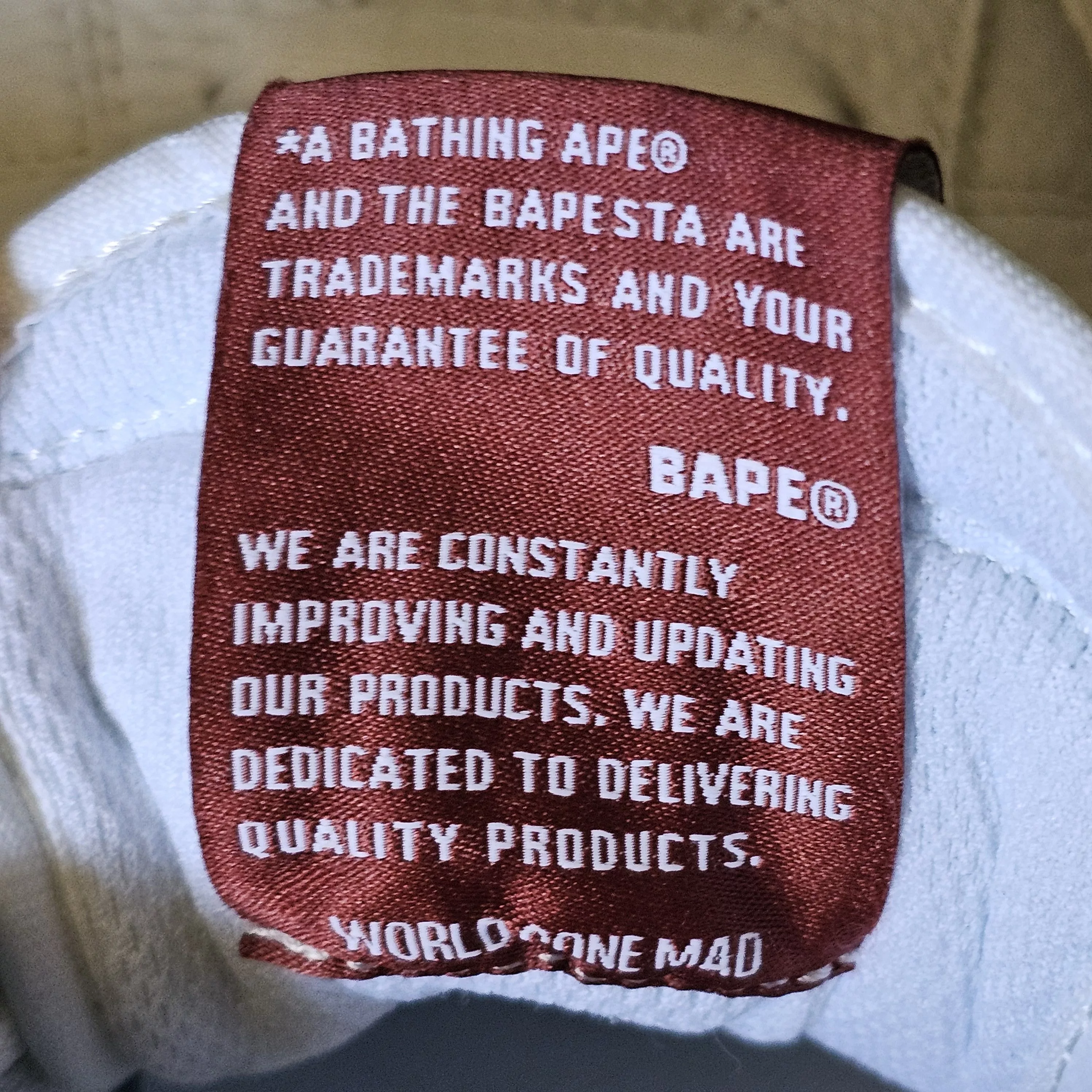 Bape Low Top Sneakers Bape Mad Sta Red