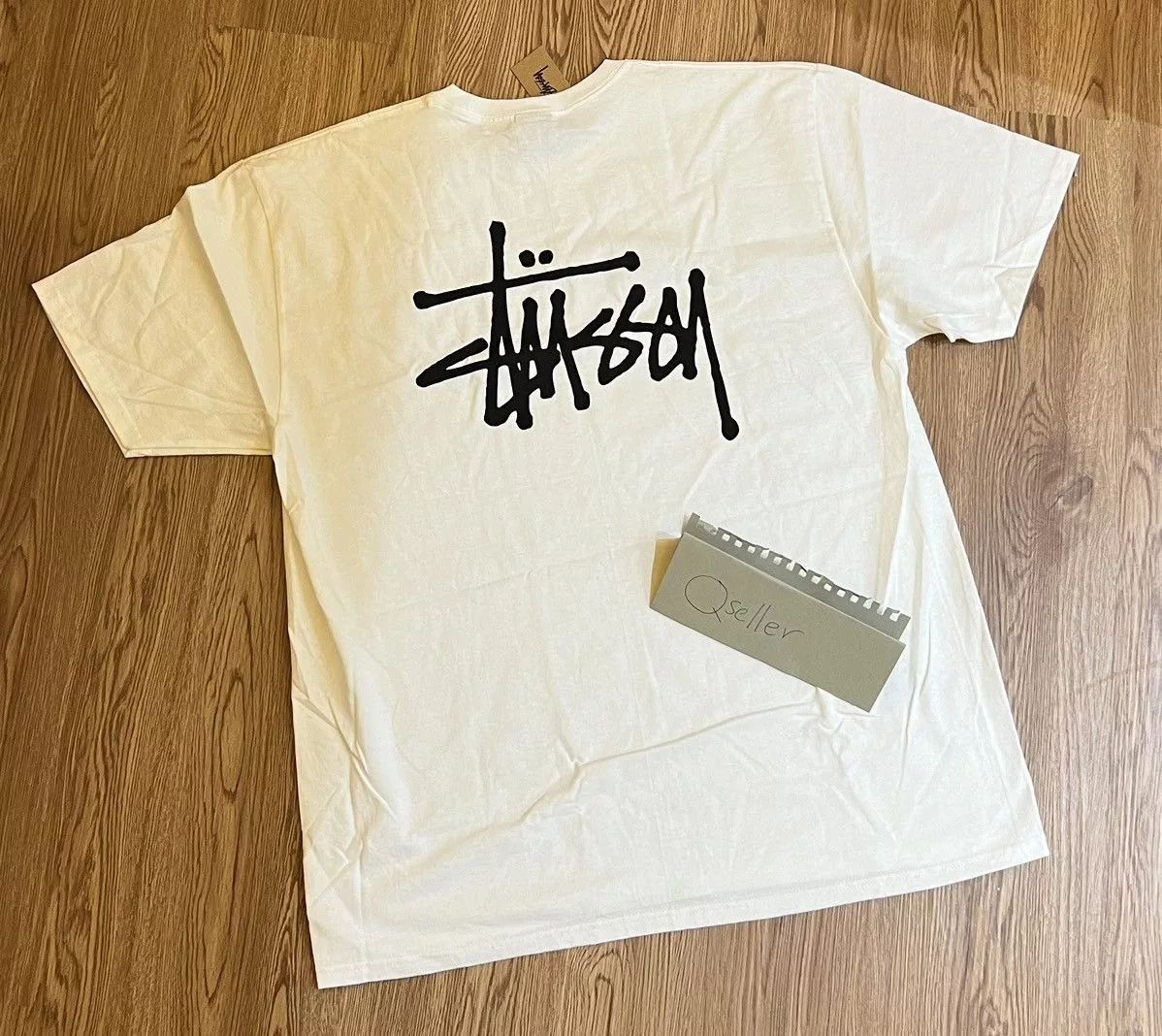 Stussy Short Sleeve T Shirts Stussy basic white tee