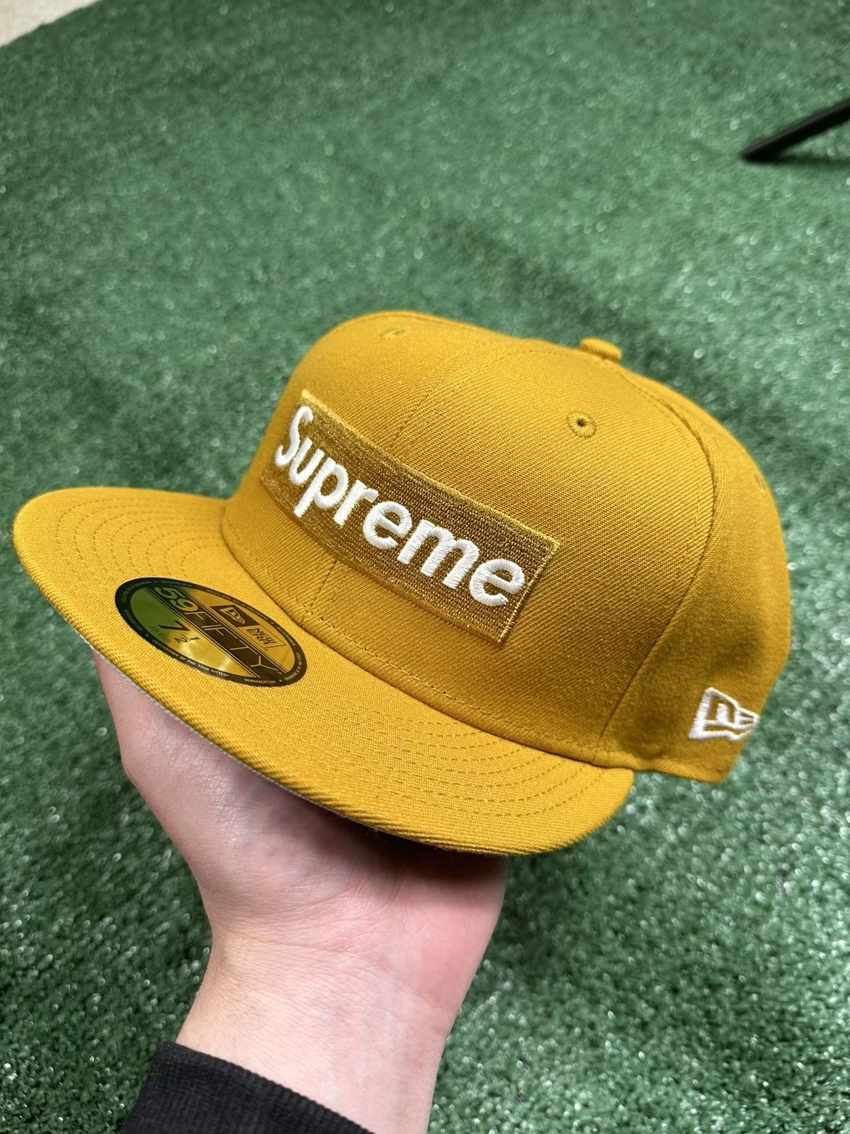 Supreme Hats Supreme championship hat 7 1/2 Gold