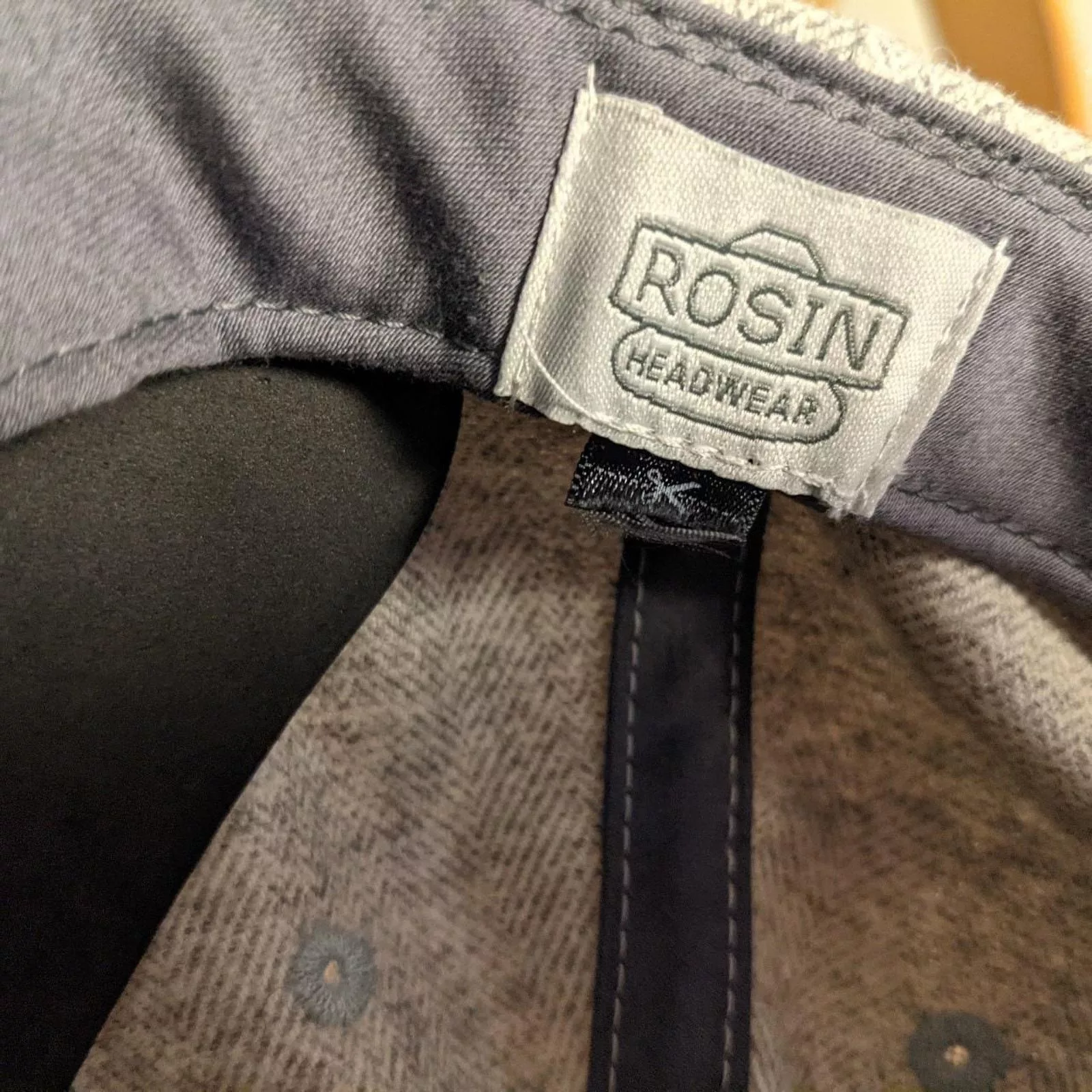 Other Hats Other Rosin Headwear Wool Snapback Cap Gray