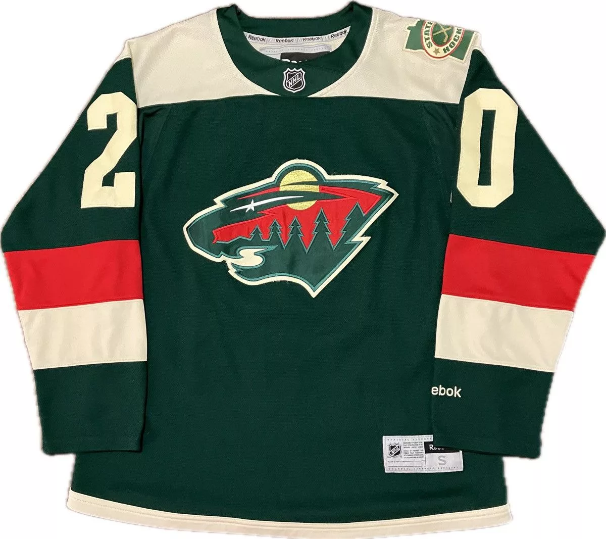 NHL Jerseys Minnesota Wild Ryan Suter 2016 SA Reebok NHL Hockey Jersey S Multi Sportswear