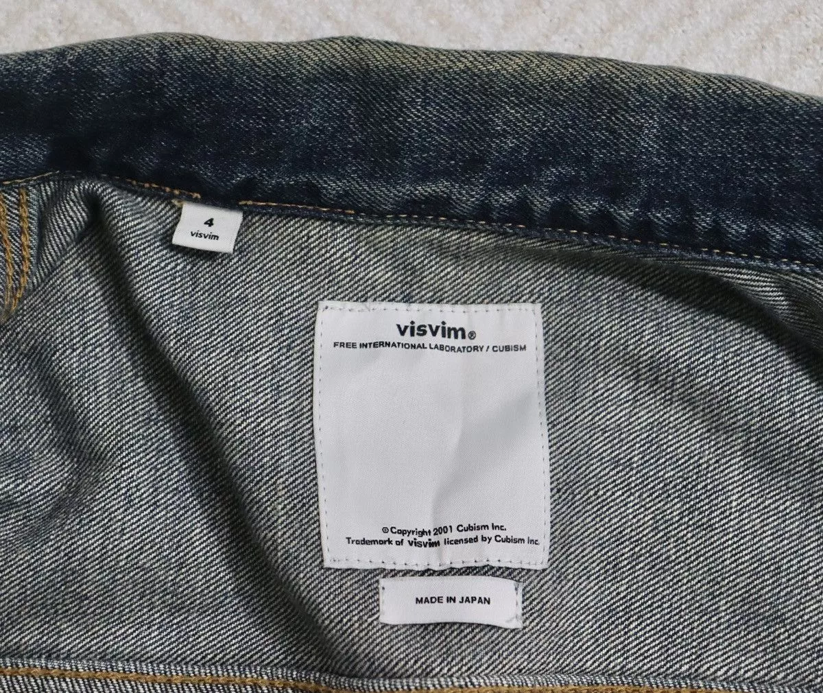 Visvim Light Jackets Visvim 11aw 101 Jkt size4 Blue