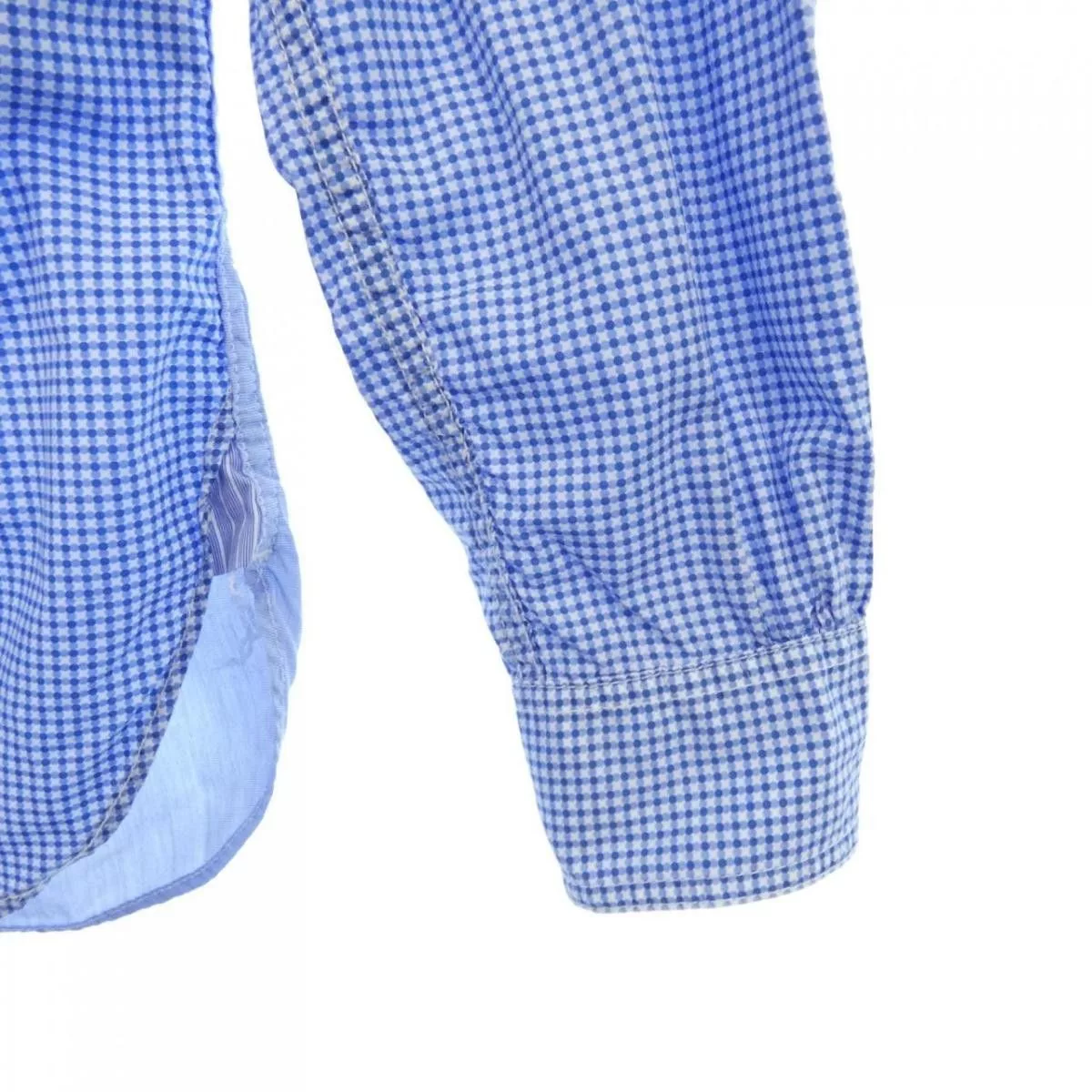 Junya Watanabe Shirts Button Ups Junya Watanabe Shirt Check Switching Long Sleeve Blue
