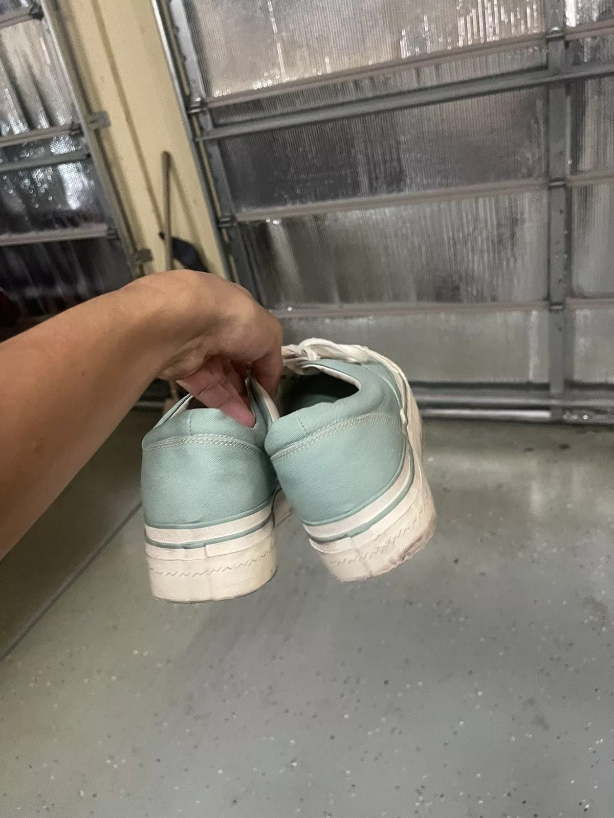 Visvim Low Top Sneakers Visvim shoes Green