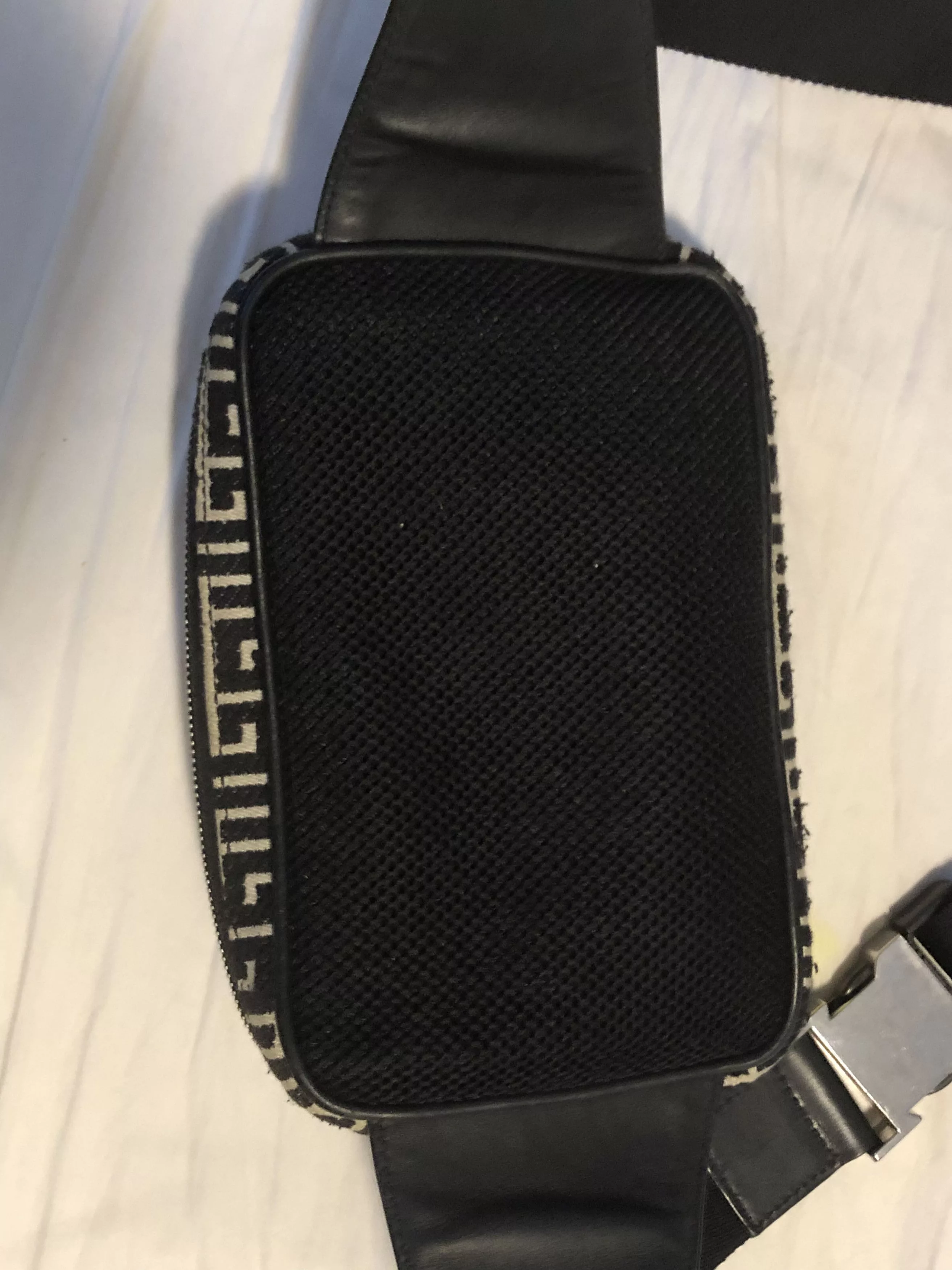 Balmain Bags Luggage Balmain Balmian Monogram Belt Bag Black