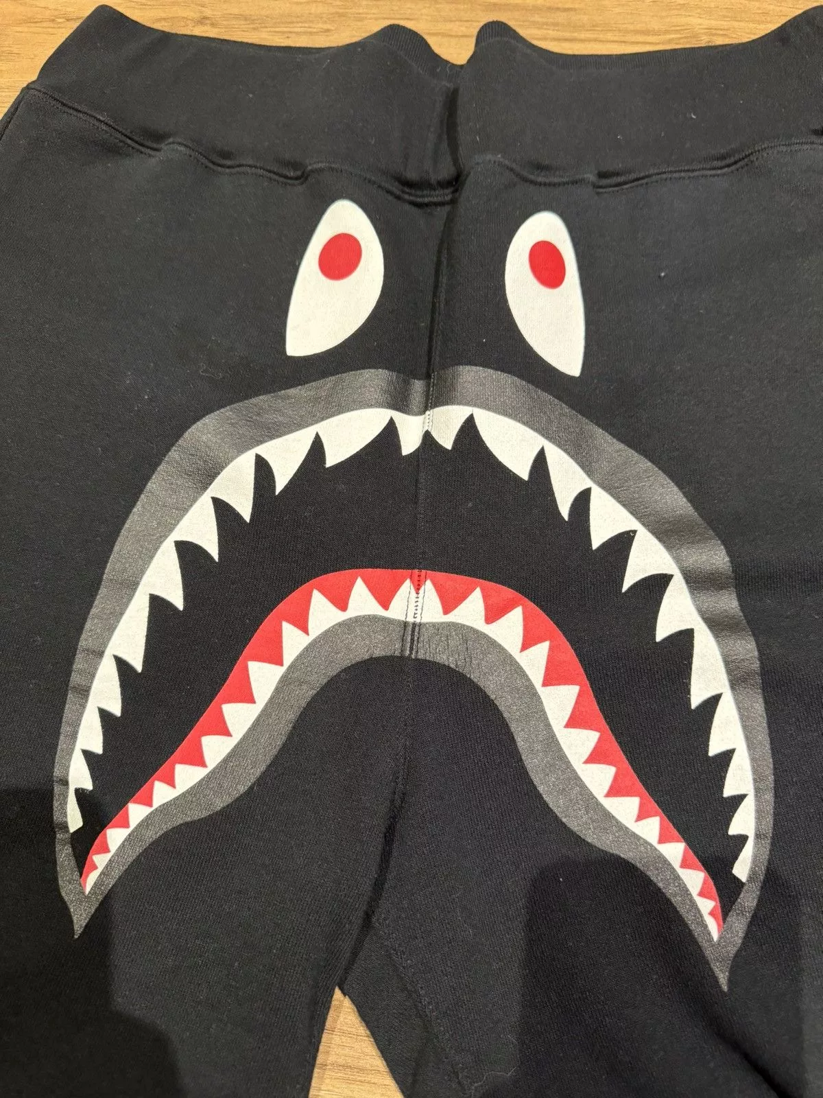Bape Sweatpants Joggers Bape Space Camo Shark Sweat Pants Black