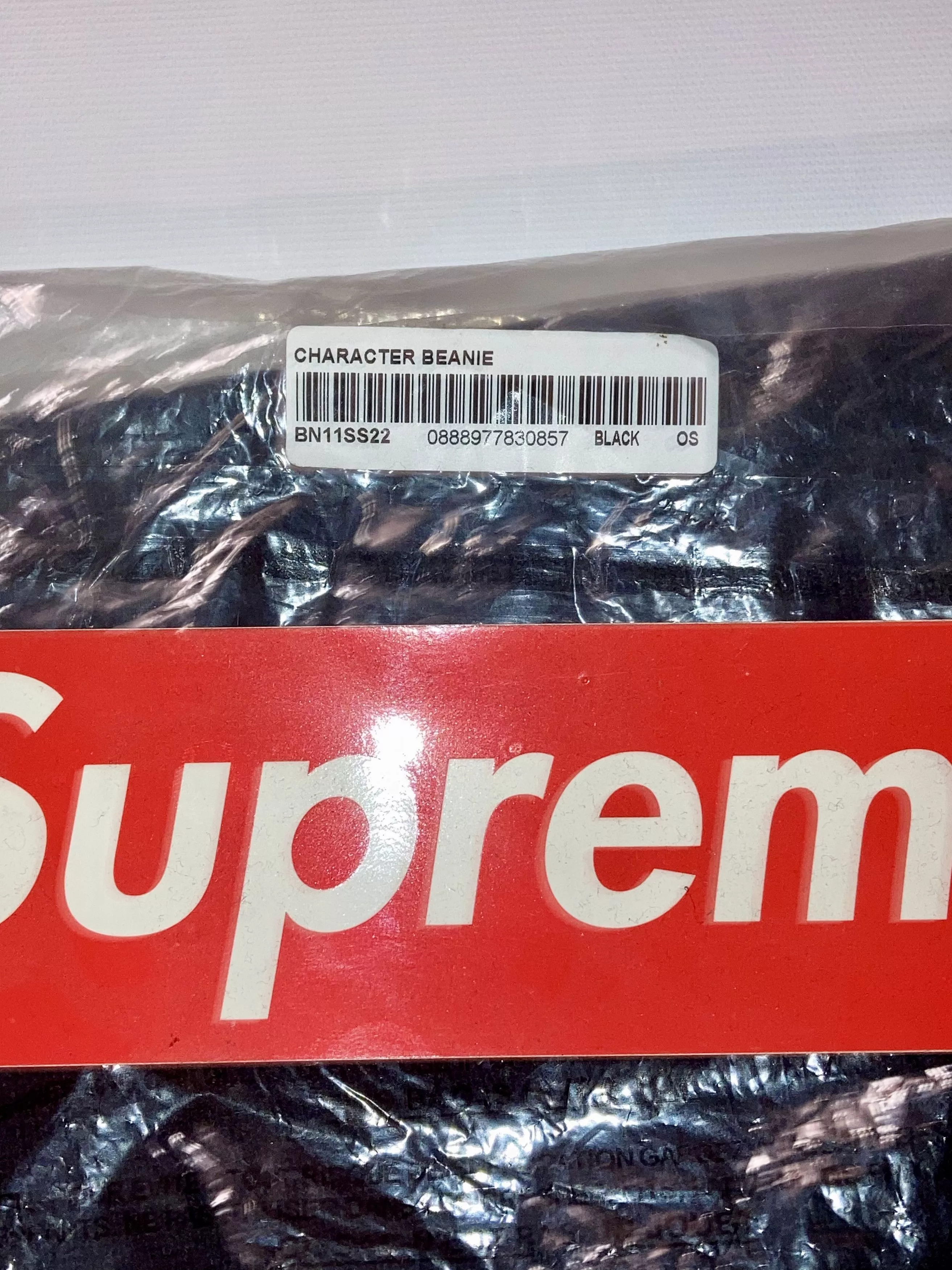 Supreme Hats Supreme Character Beanie Black