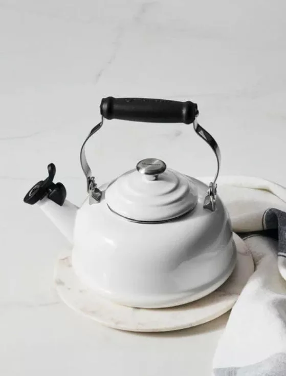1.7 qt. Whistling Kettle - White