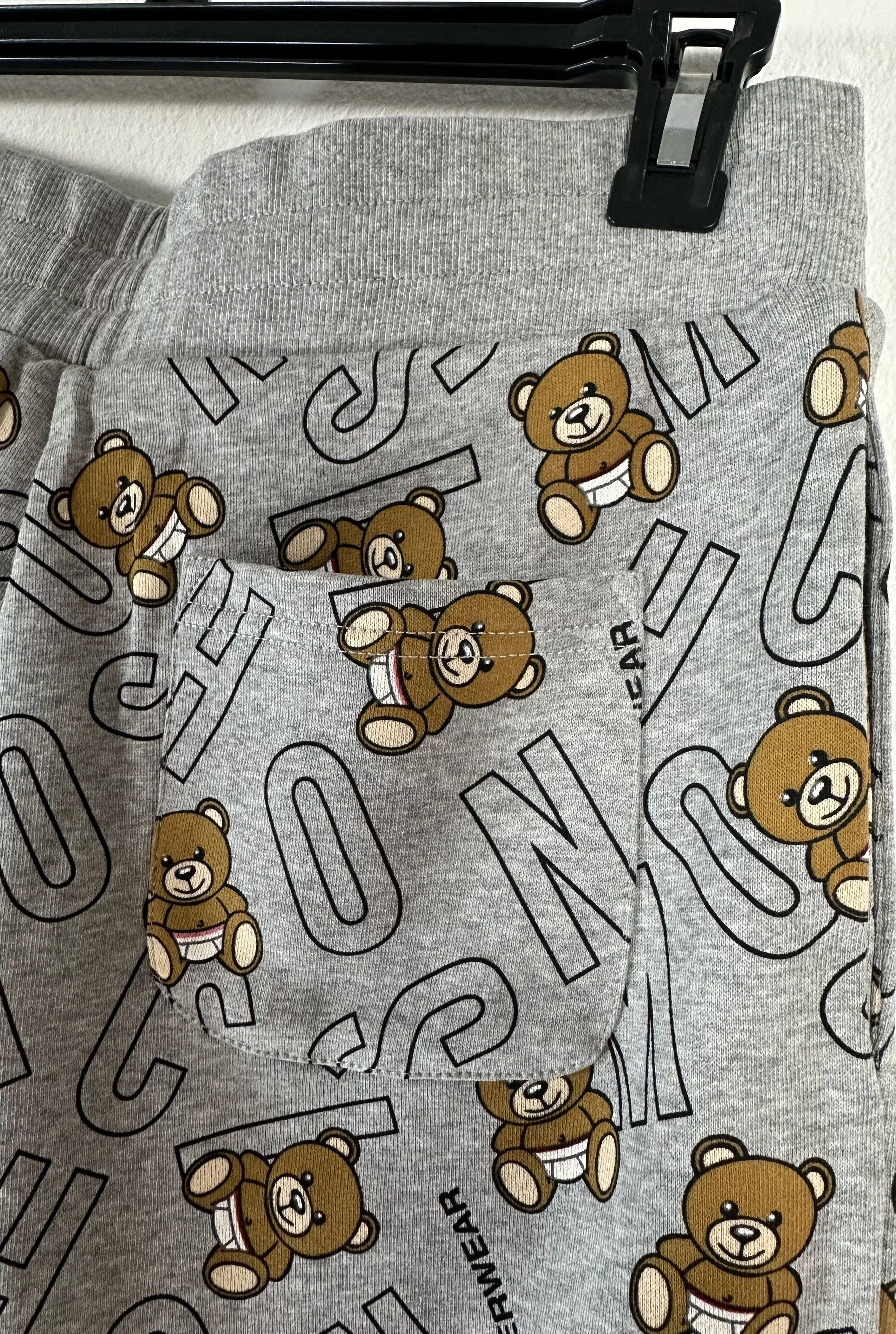 Moschino Shorts Grey Bear Multi