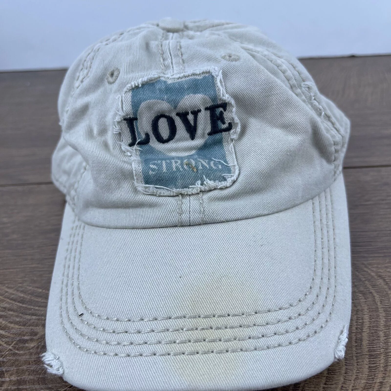 Other Hats Other Love Strong Hat Love Strong Hat Tan Brown Hat Adjustable Tan
