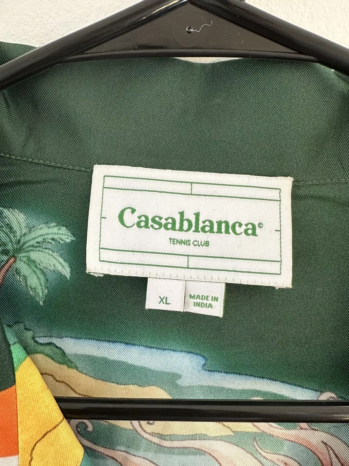Casablanca Shirts Button Ups Casablanca Button Up Green