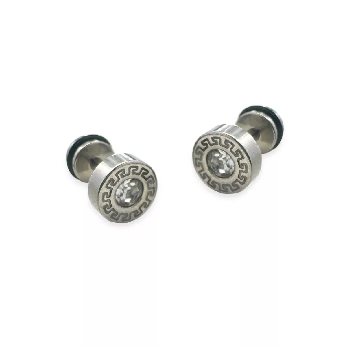 Designer Jewelry Watches Designer CZ Cubic Zirconia Stud Earrings for Men Women Unisex Style Silver Streetwear