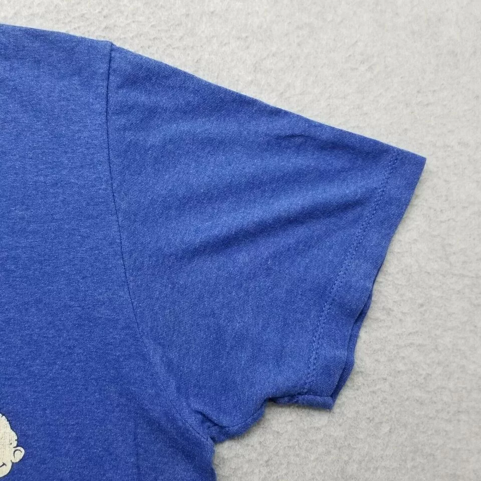 Nickelodeon Short Sleeve T Shirts Nickelodeon Shirt Men Medium Short Sleeve Round Neck Casual Blue