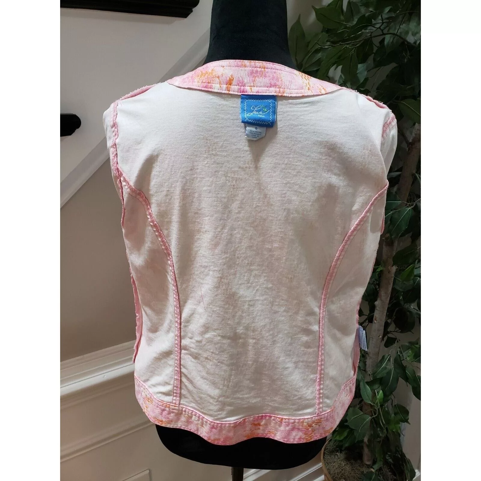 Other Jackets Other Lara Lane Snake Cotton Long Sleeve Snap Front Jacket Size 8 Pink