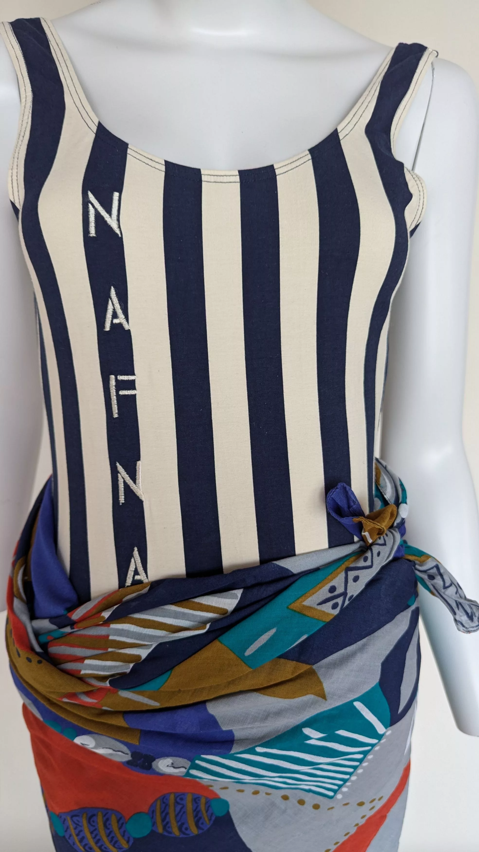 Designer Bodysuits Designer cotton bodysuit, stripes Multi