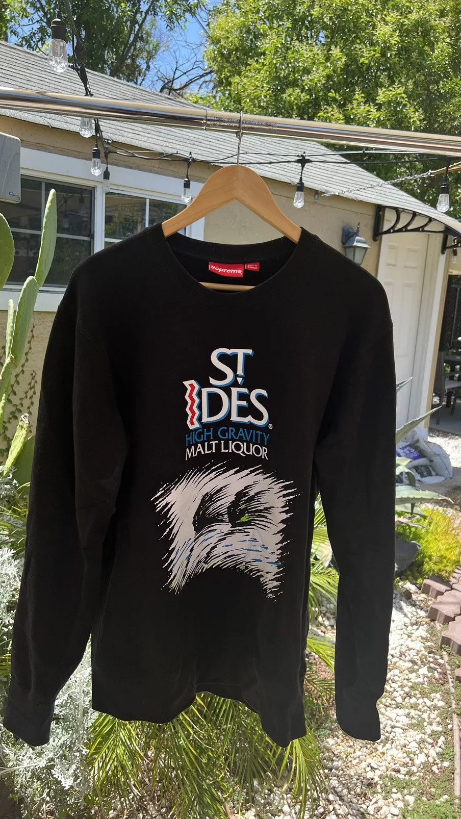 Supreme Sweaters Knitwear Supreme St. Ides Crewneck Black