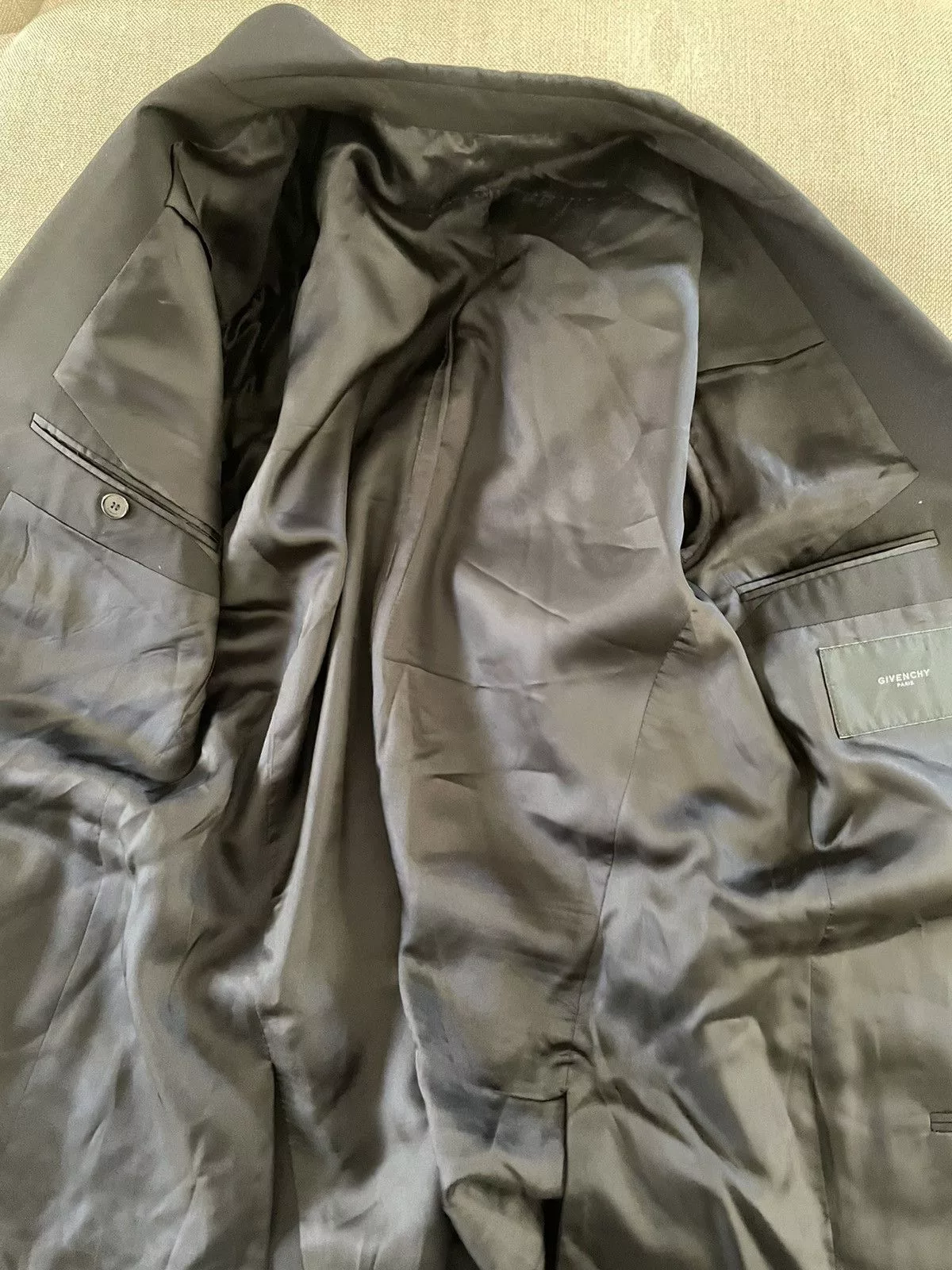 Givenchy Blazers Givenchy Slim Fit Wool Jacket Black