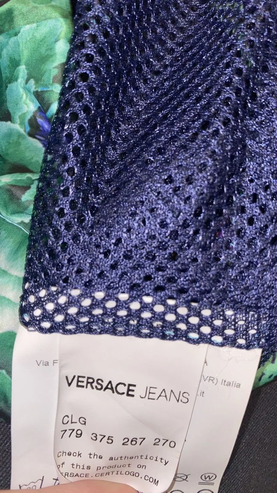 Versace Light Jackets Versace multicolored windbreaker