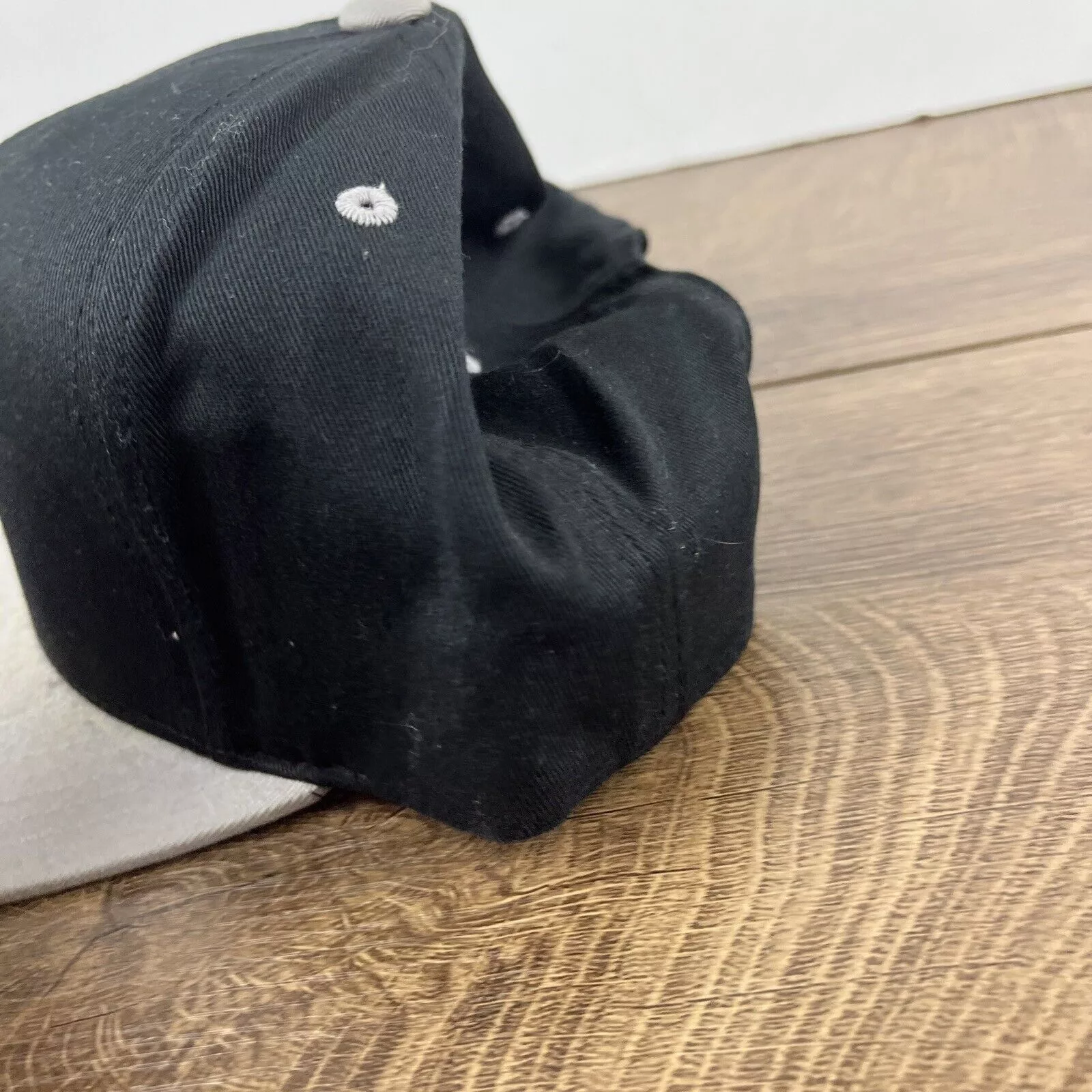 Other Hats Other Plain Black Gray Snapback Hat Black Hat Snapback Adjustable