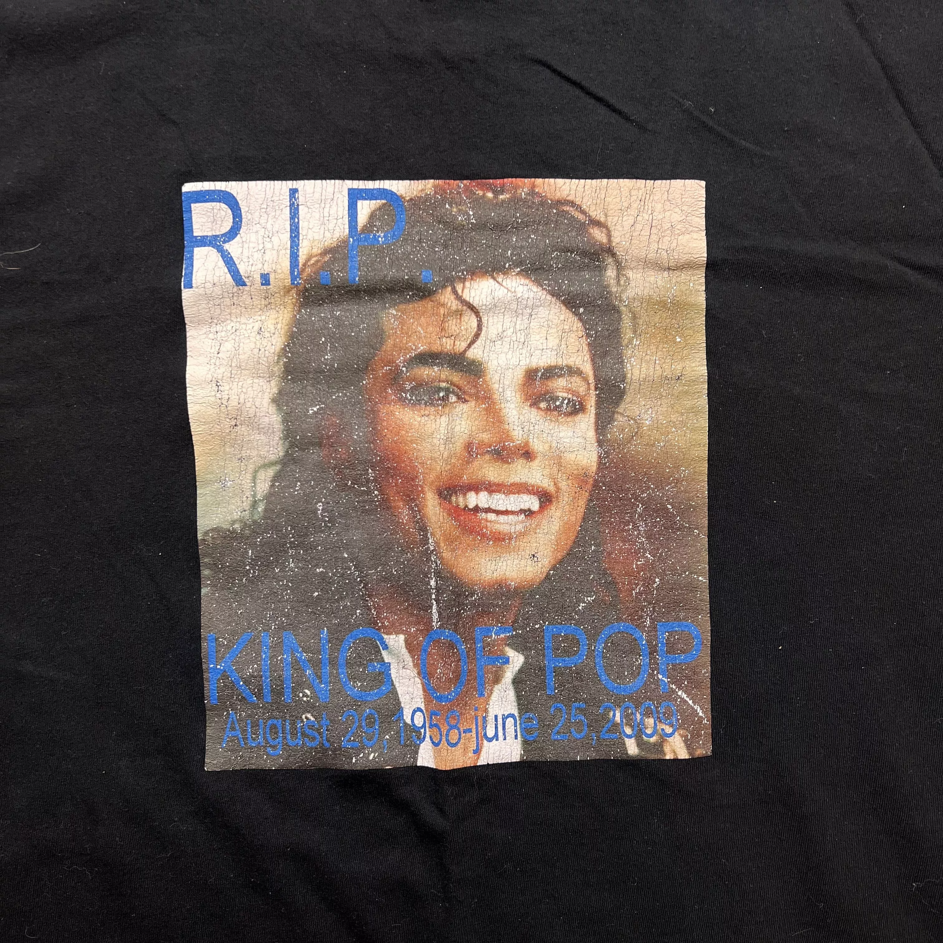 Michael Jackson Short Sleeve T Shirts Michael Jackson × Rap Tees 2009 Michael Jackson “Best To Ever Do It” T Shirt Gray