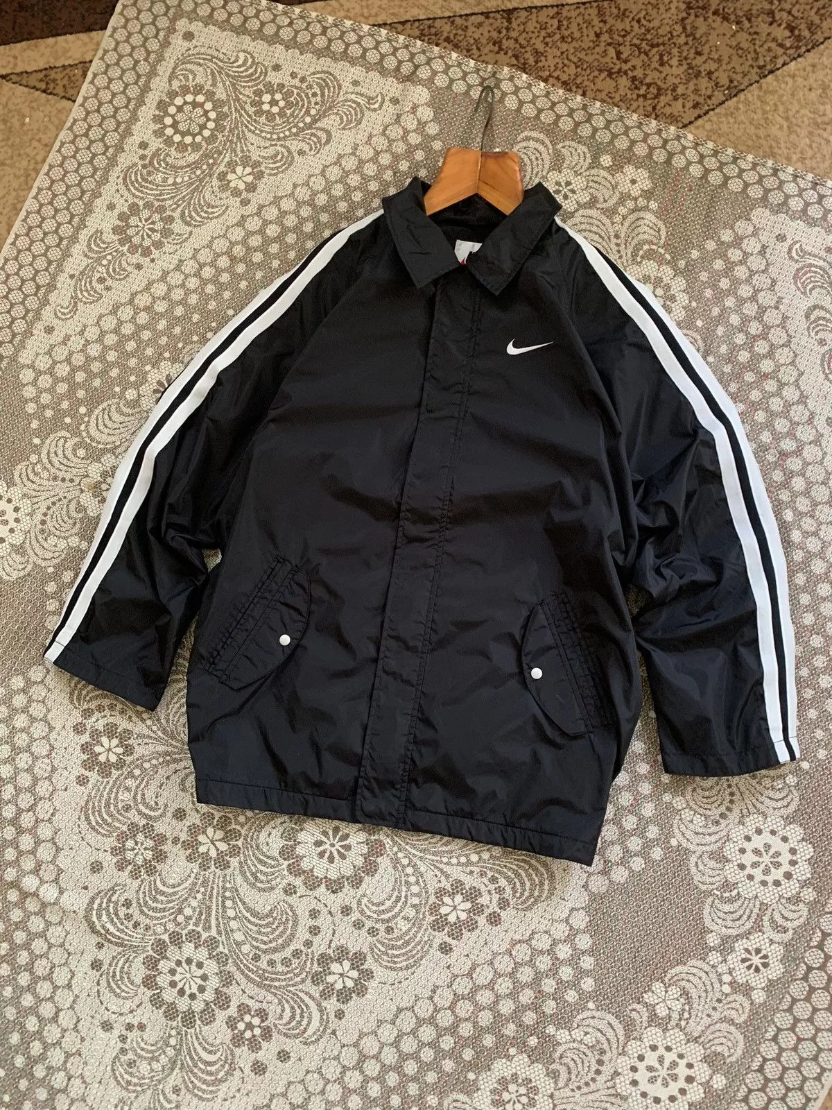 Nike Heavy Coats Nike × Vintage Nike vintage coat Black Streetwear