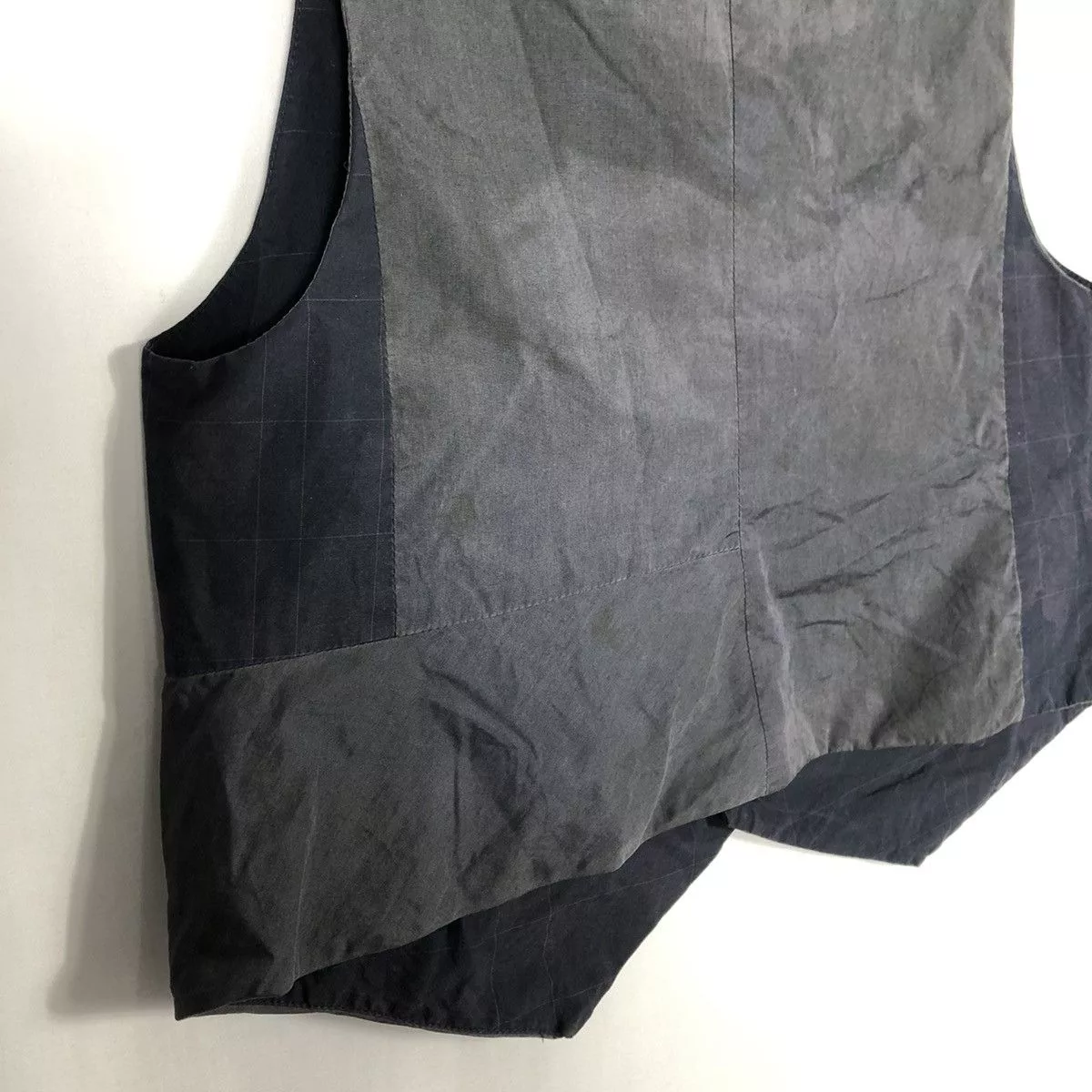 Helmut Lang Vests ❤️Authentic❤️Helmut Lang Dark Splash Abstract Buttons Vests Blue