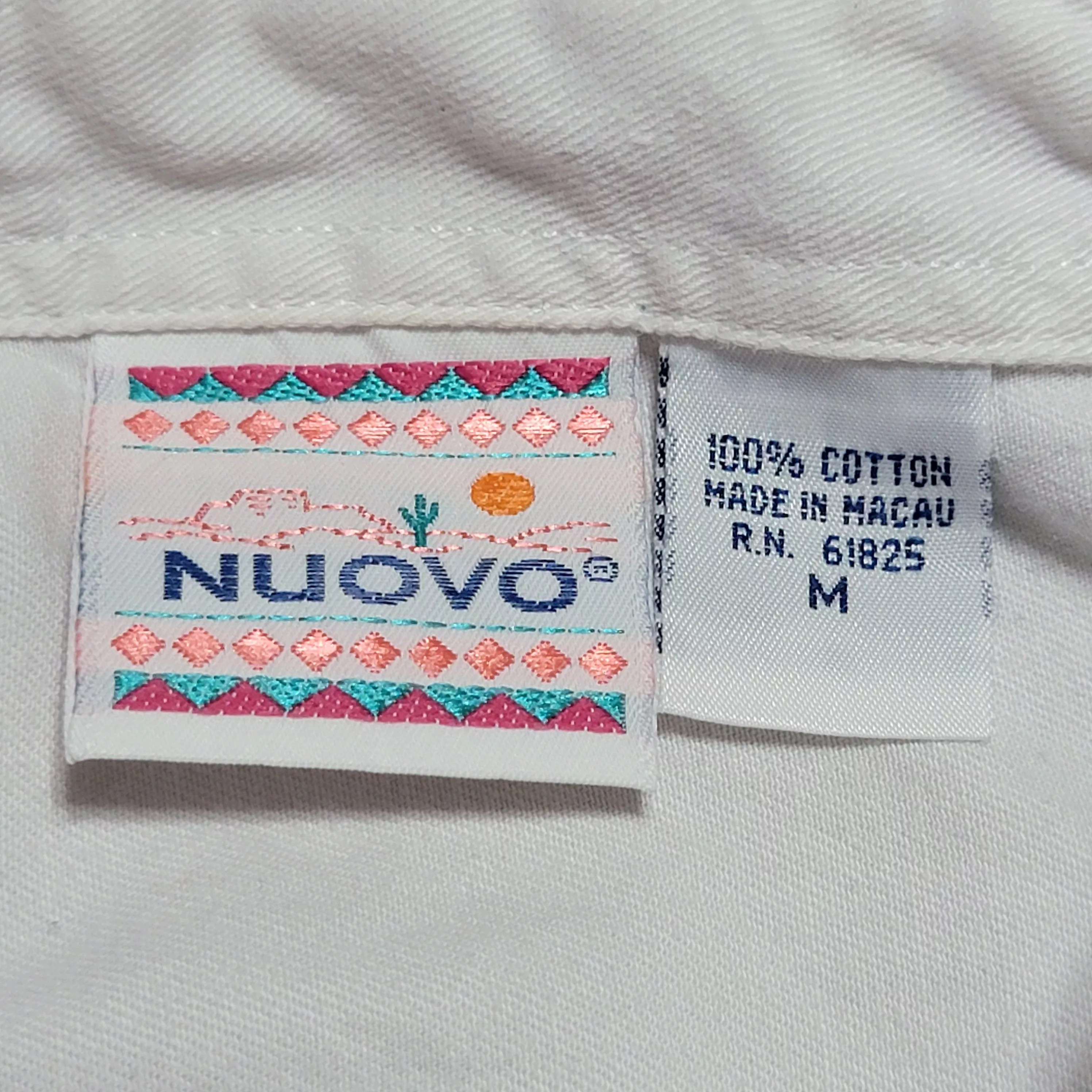 Other Button Ups Other Nuovo LS Southwestern Shacket w/ Embroidery - Medium White