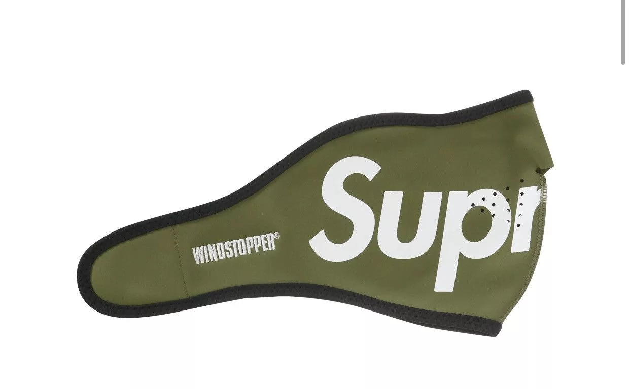 Supreme Gloves Scarves Supreme Windstopper Facemask Green Vintage