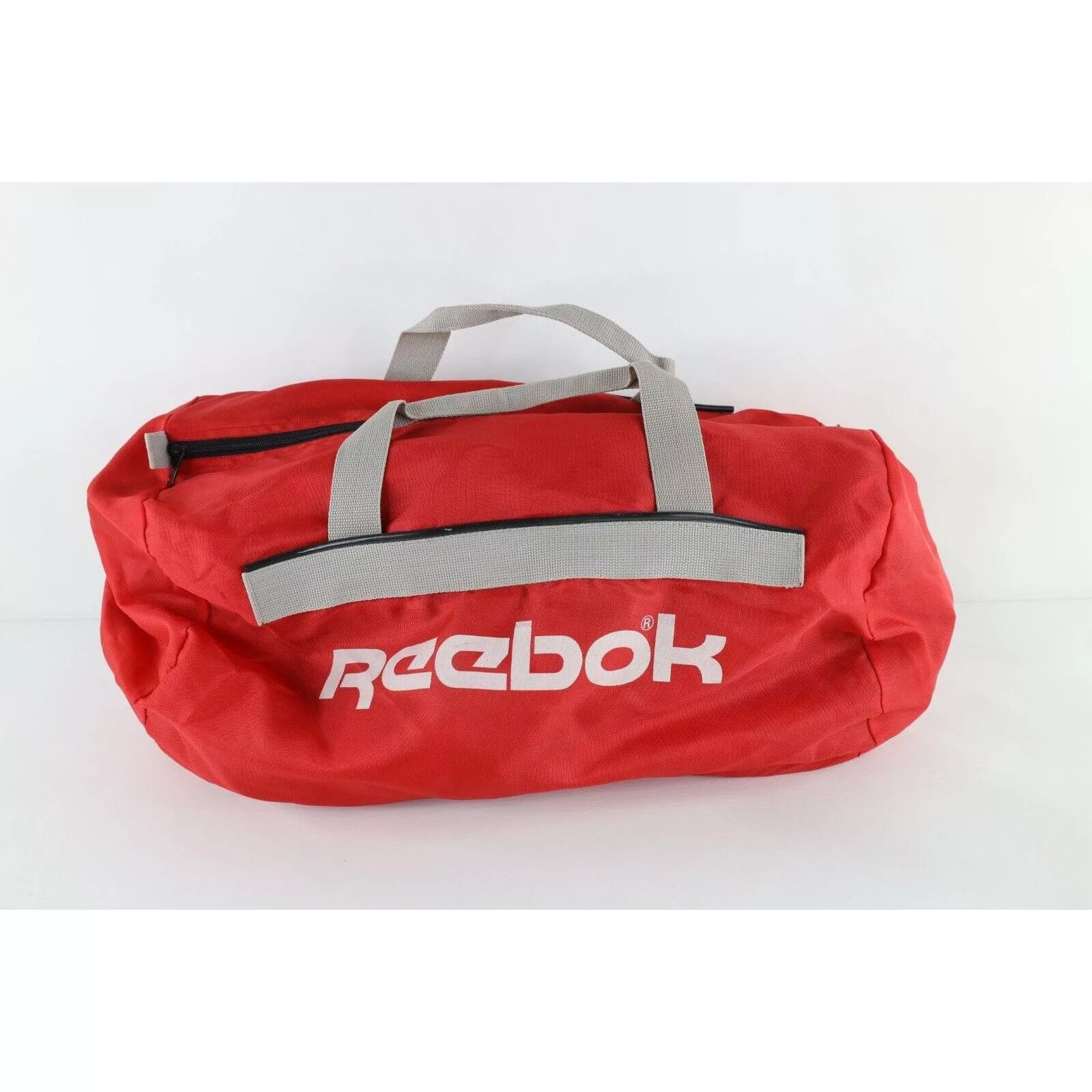 Reebok Bags Luggage Reebok × Vintage Vintage 90s Reebok Spell Out Big Logo Handled Duffel Bag Red