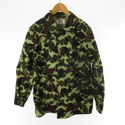 Junya Watanabe Light Jackets Junya Watanabe Jacket Camouflage Pattern Cotton Green