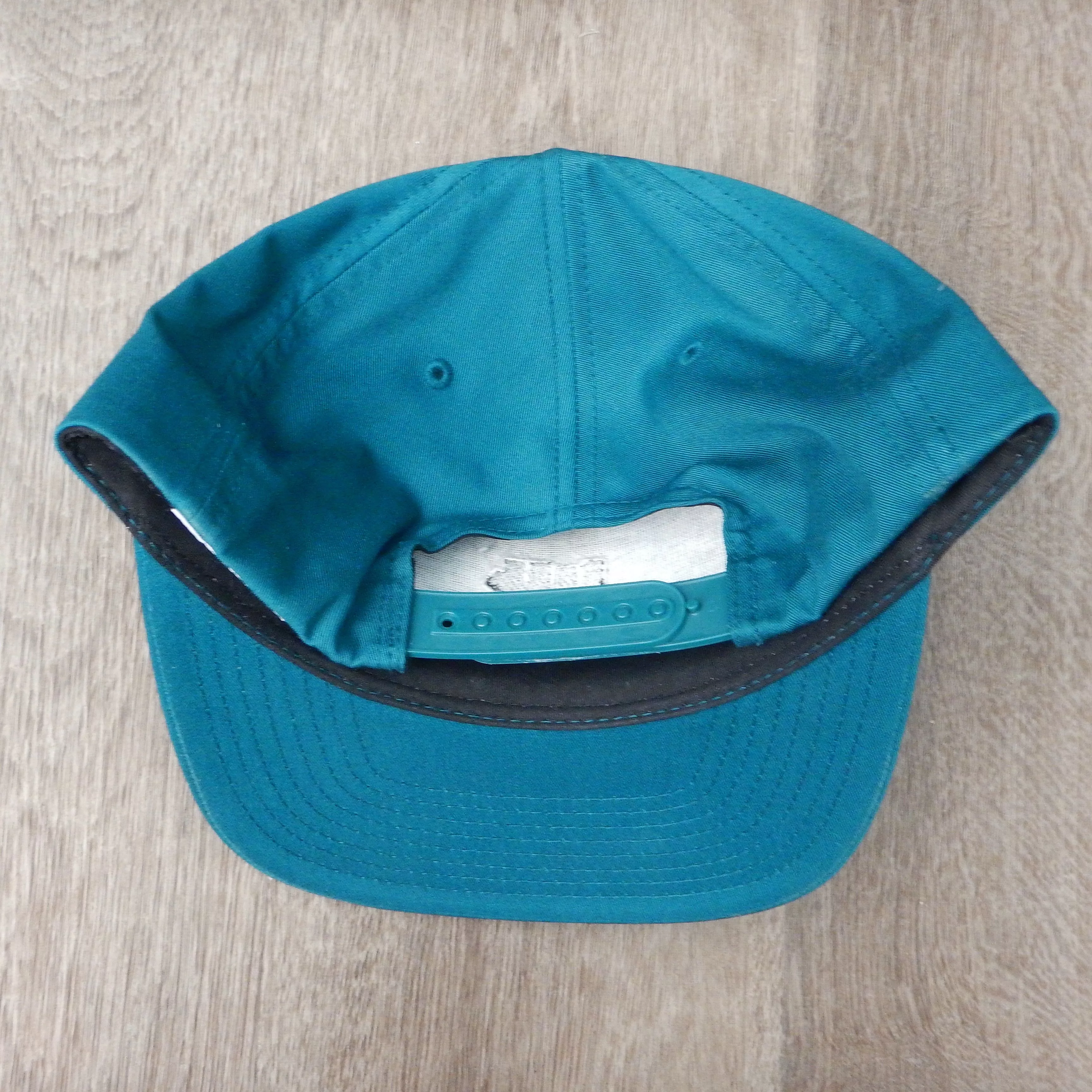Undefeated Hats SAMPLE Undefeated Turquoise Five Strikes Logo Snapback Blue
